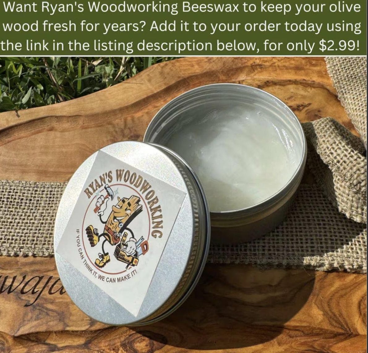 Olive Wood Rolling Pin