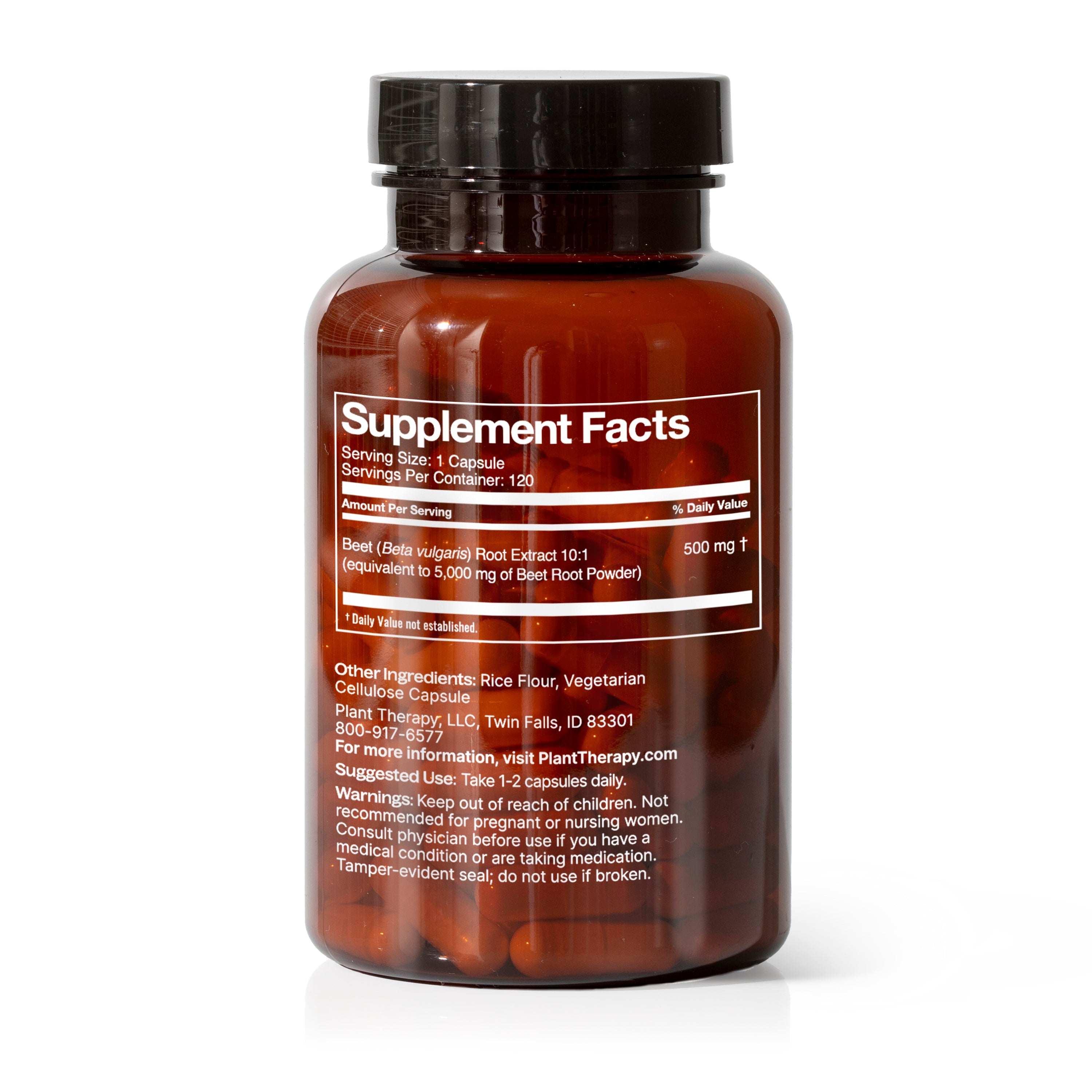 Beet Root Herbal Supplement - 120 Capsules - My American Goods