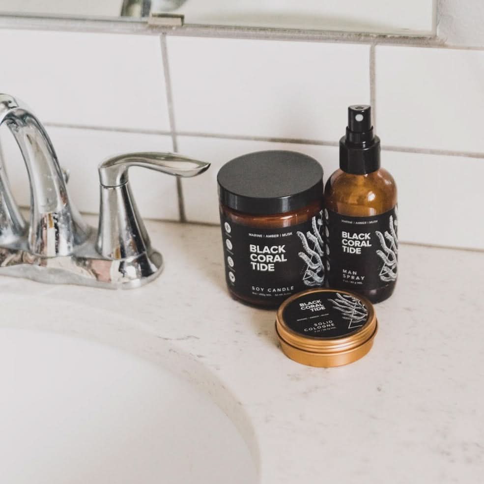 Broken Top Brands Solid Cologne Black Coral Tide Solid Cologne