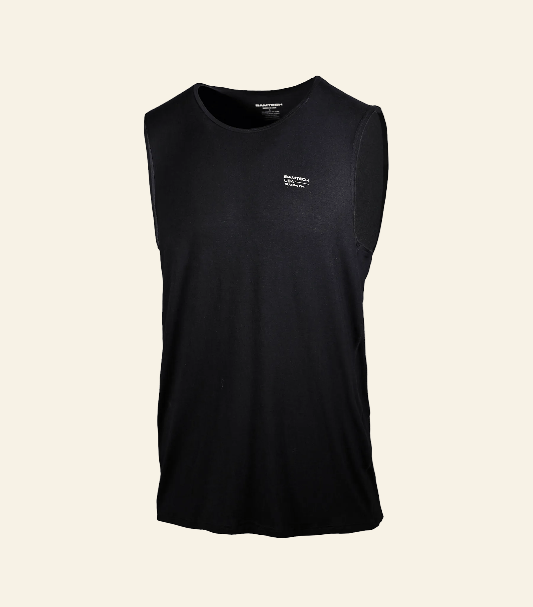 Bamtech Tanks S / Black Bamboo Aerotech Tank - Training Div. Black