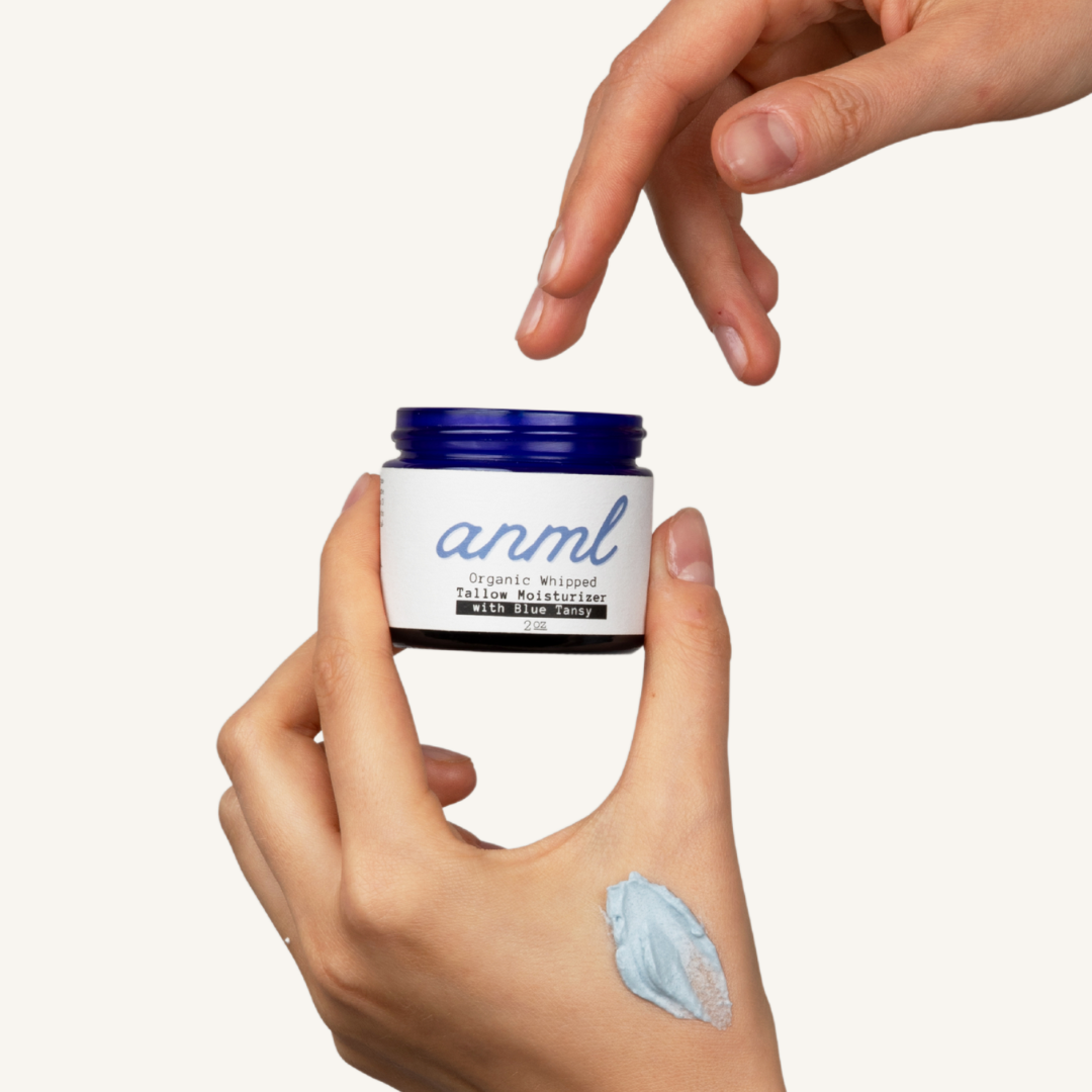 Organic Whipped Tallow Moisturizer with Blue Tansy - My American Goods