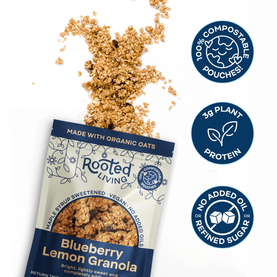 Rooted Living Granola Blueberry Lemon Granola