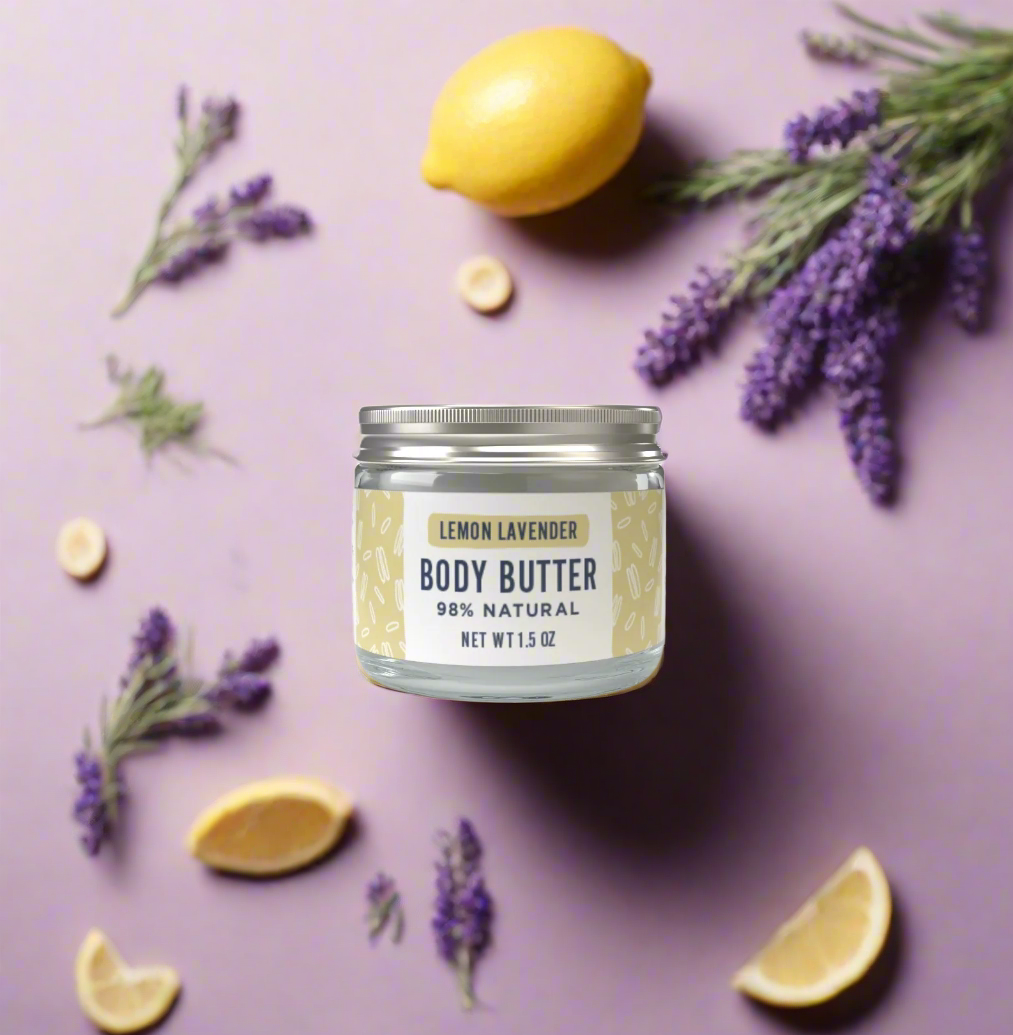 Lemon Lavender Body Butter - My American Goods