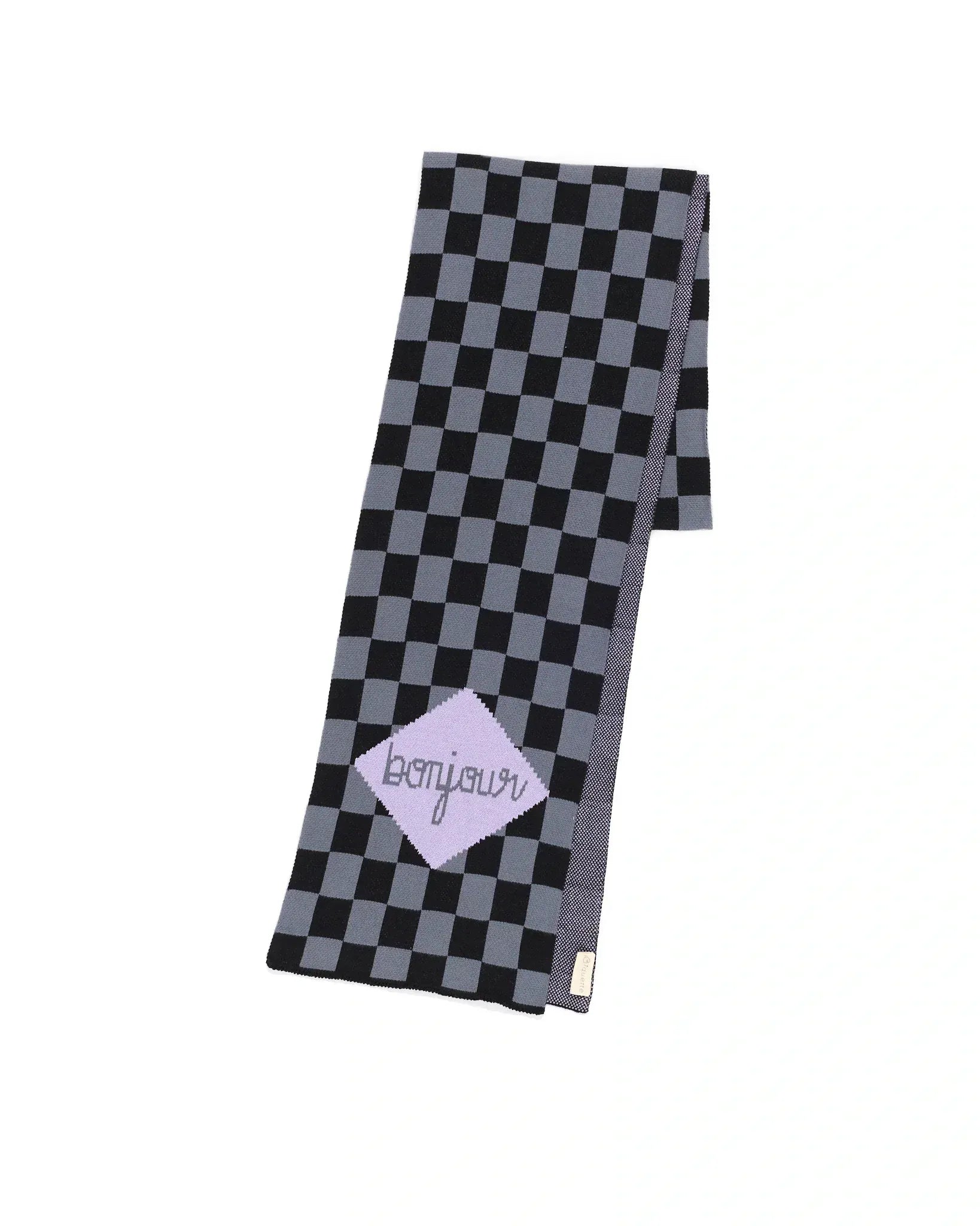 Biquette Adult Scarf Pierrot le fou in Egyptian Cotton Bonjour - Adult Scarf