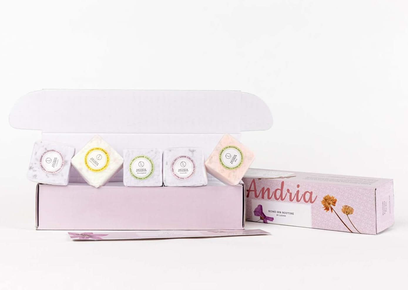 Lizush Unisex gift set Mixed scents Shower Steamers Gift Set - 5 Big Fizzies, Cheer Up Package