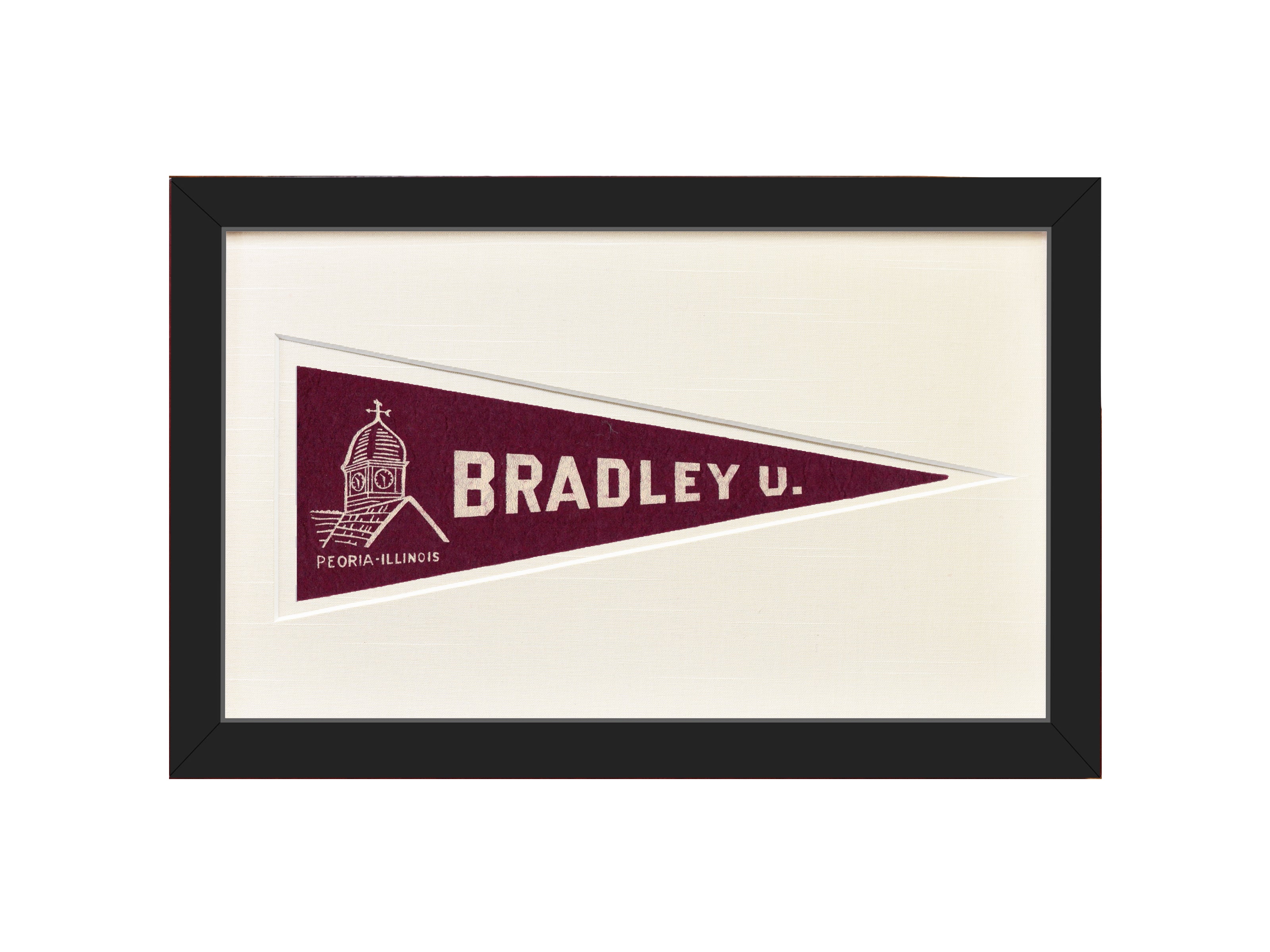 Vintage Bradley University Hormel Pennant