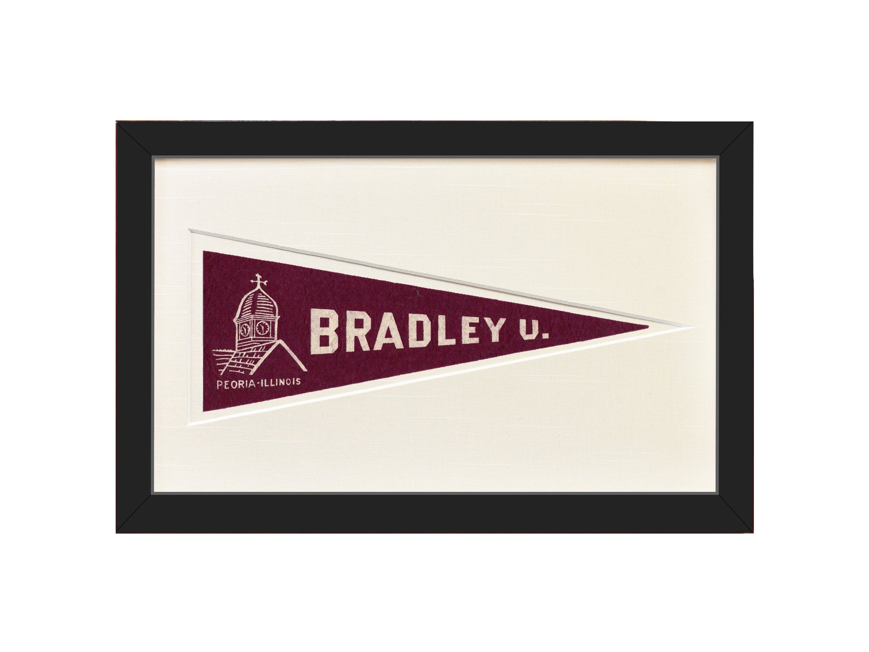 Americana Memories Vintage Bradley University Hormel Pennant