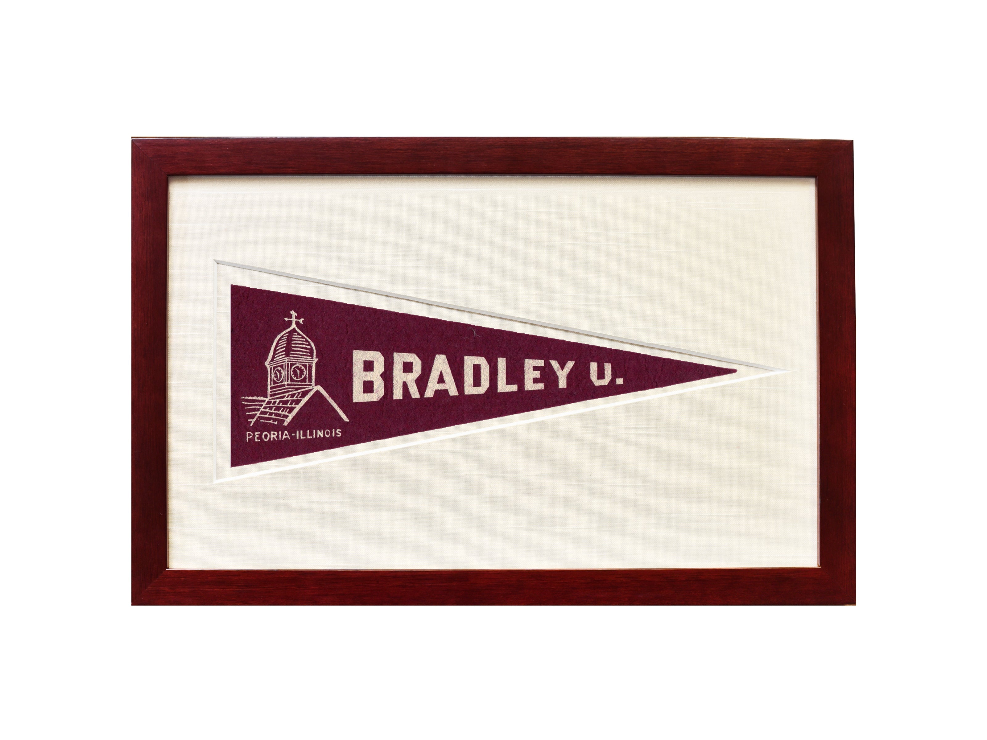 Vintage Bradley University Hormel Pennant