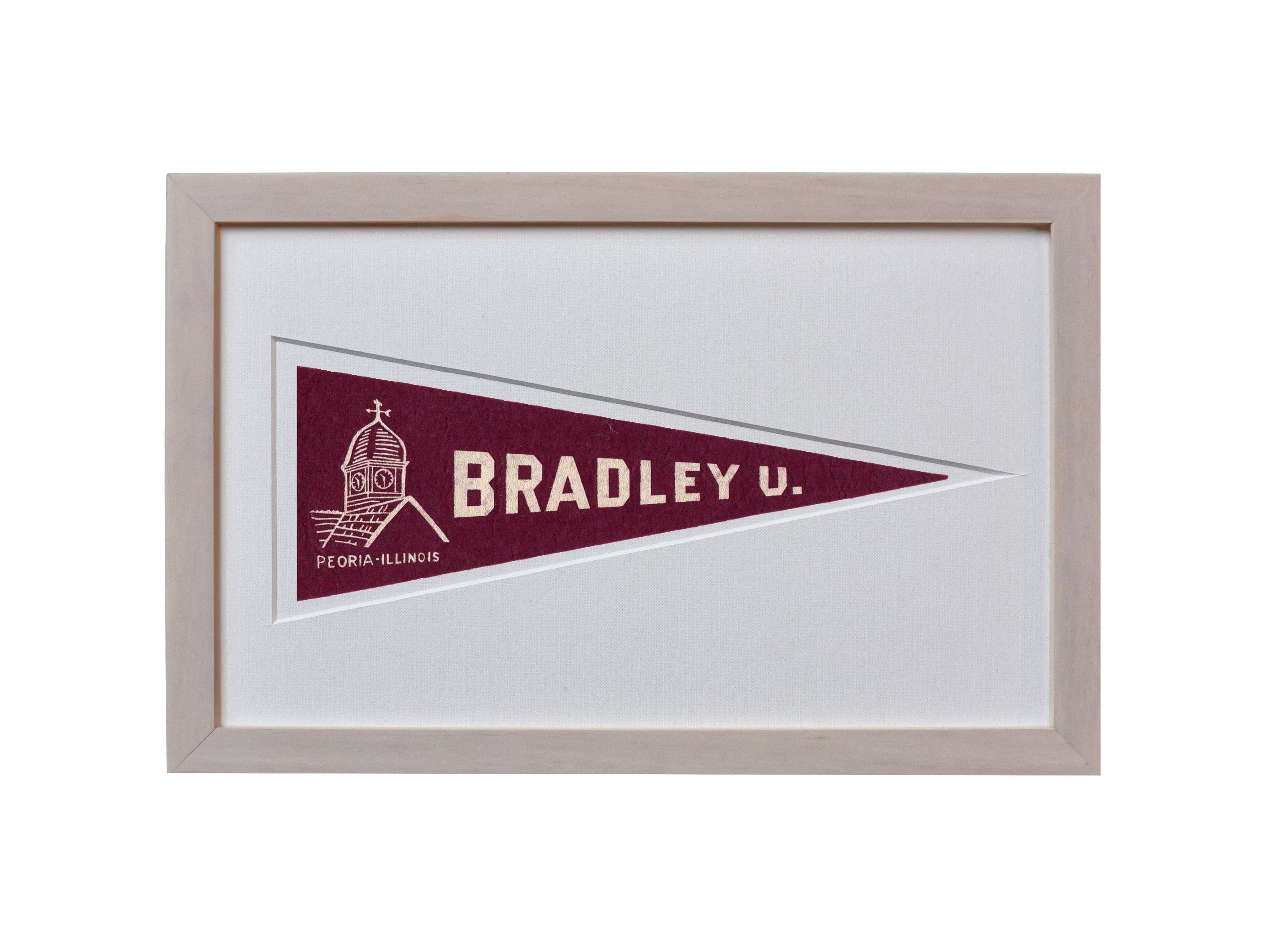 Vintage Bradley University Hormel Pennant - My American Goods