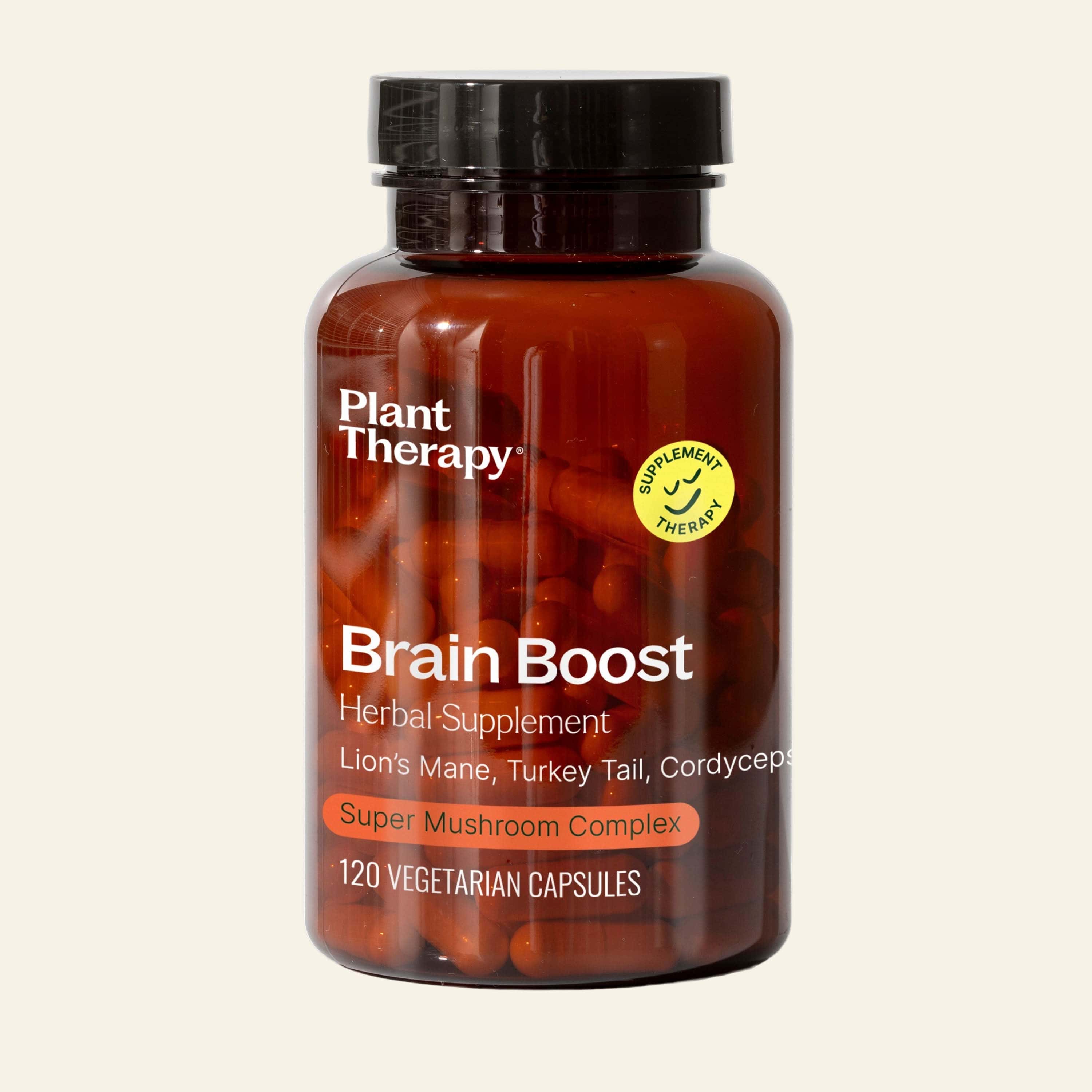 Plant Therapy Supplement 120 ct Brain Mushroom Blend – 4 Mushroom Formula