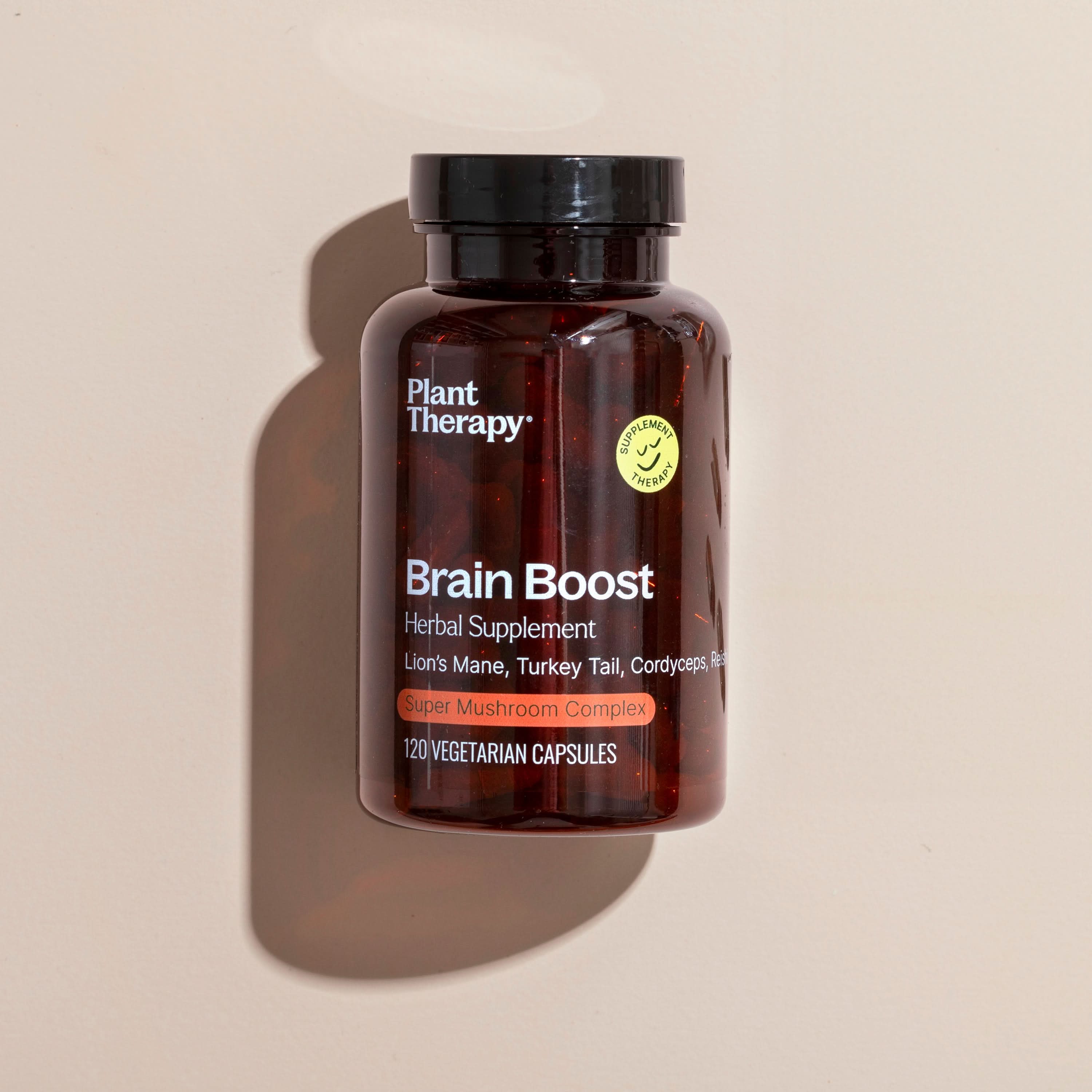 Plant Therapy Supplement 120 ct Brain Mushroom Blend – 4 Mushroom Formula