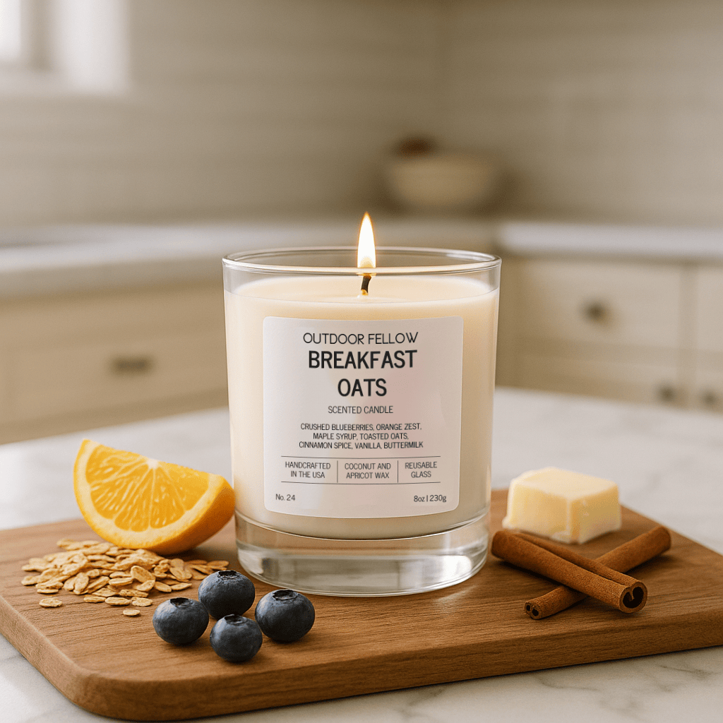 Outdoor Fellow Candles Breakfast Oats Scented Candle