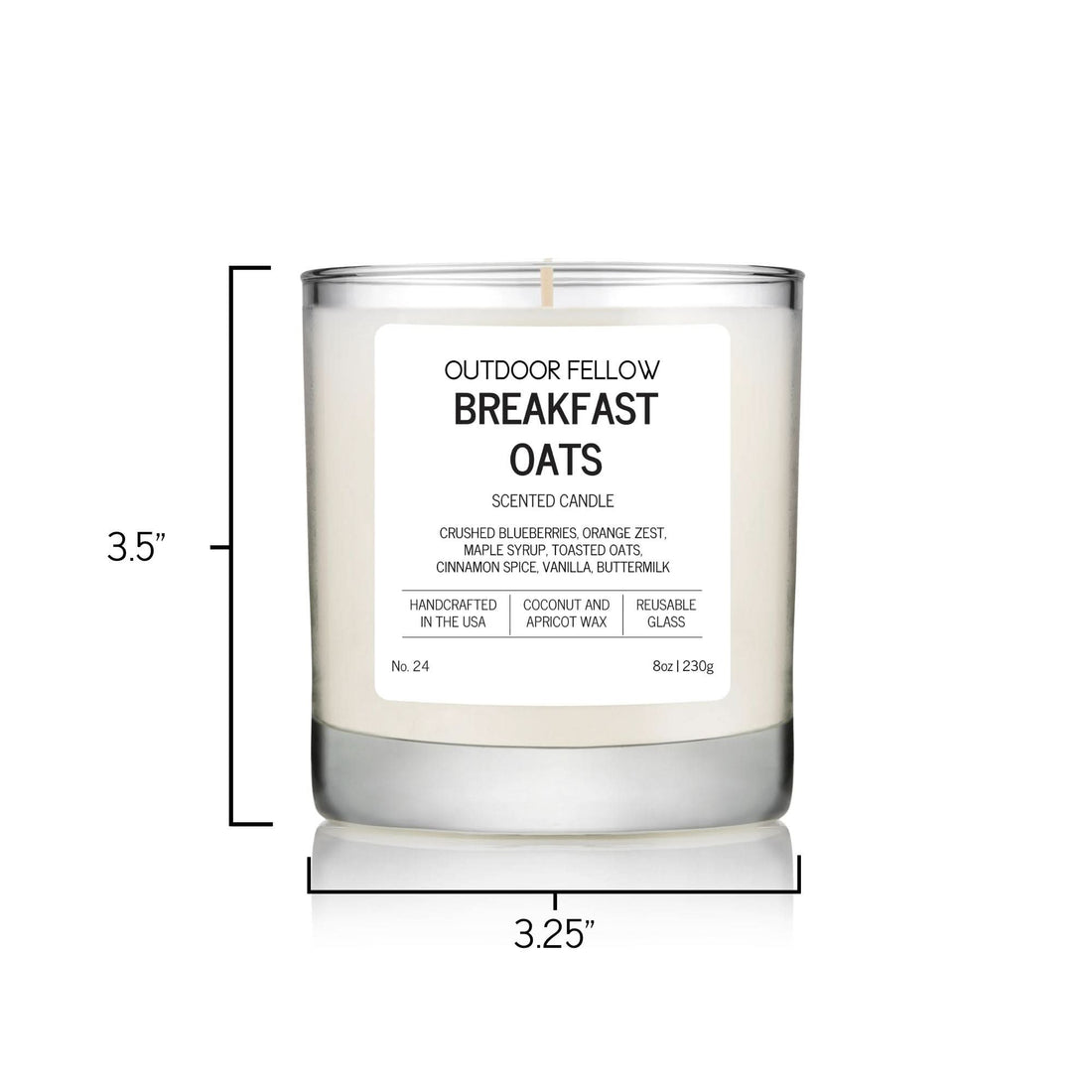 Breakfast Oats Scented Candle - My American Goods