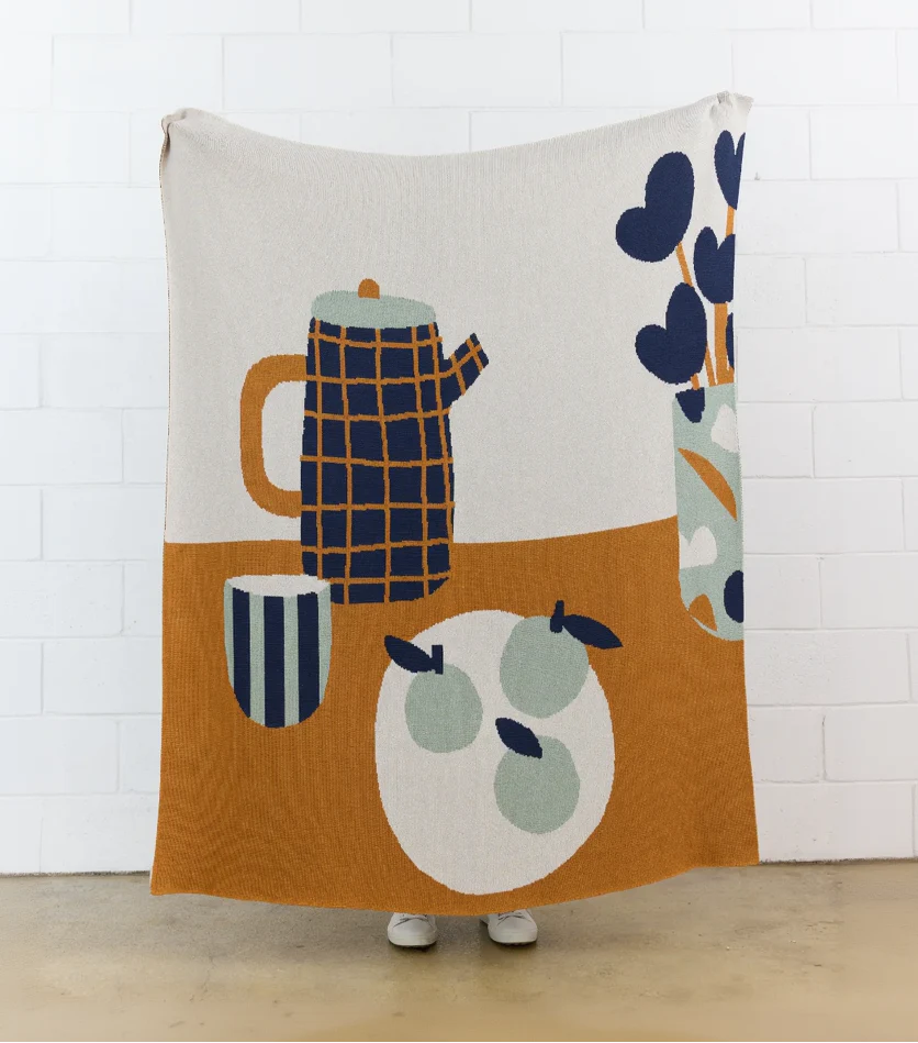 Breakfast - Throw Blanket