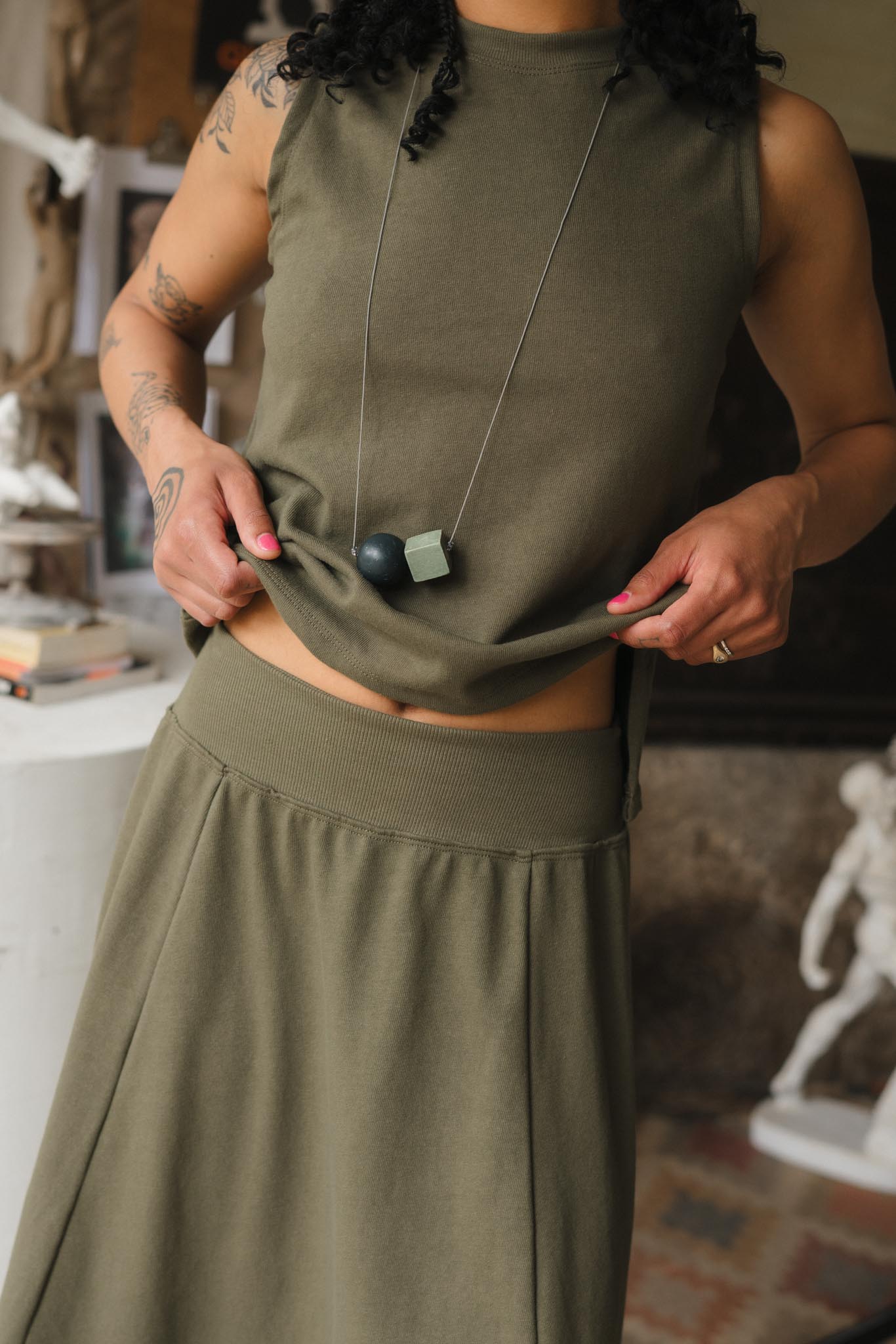 Muse Skirt in Patina