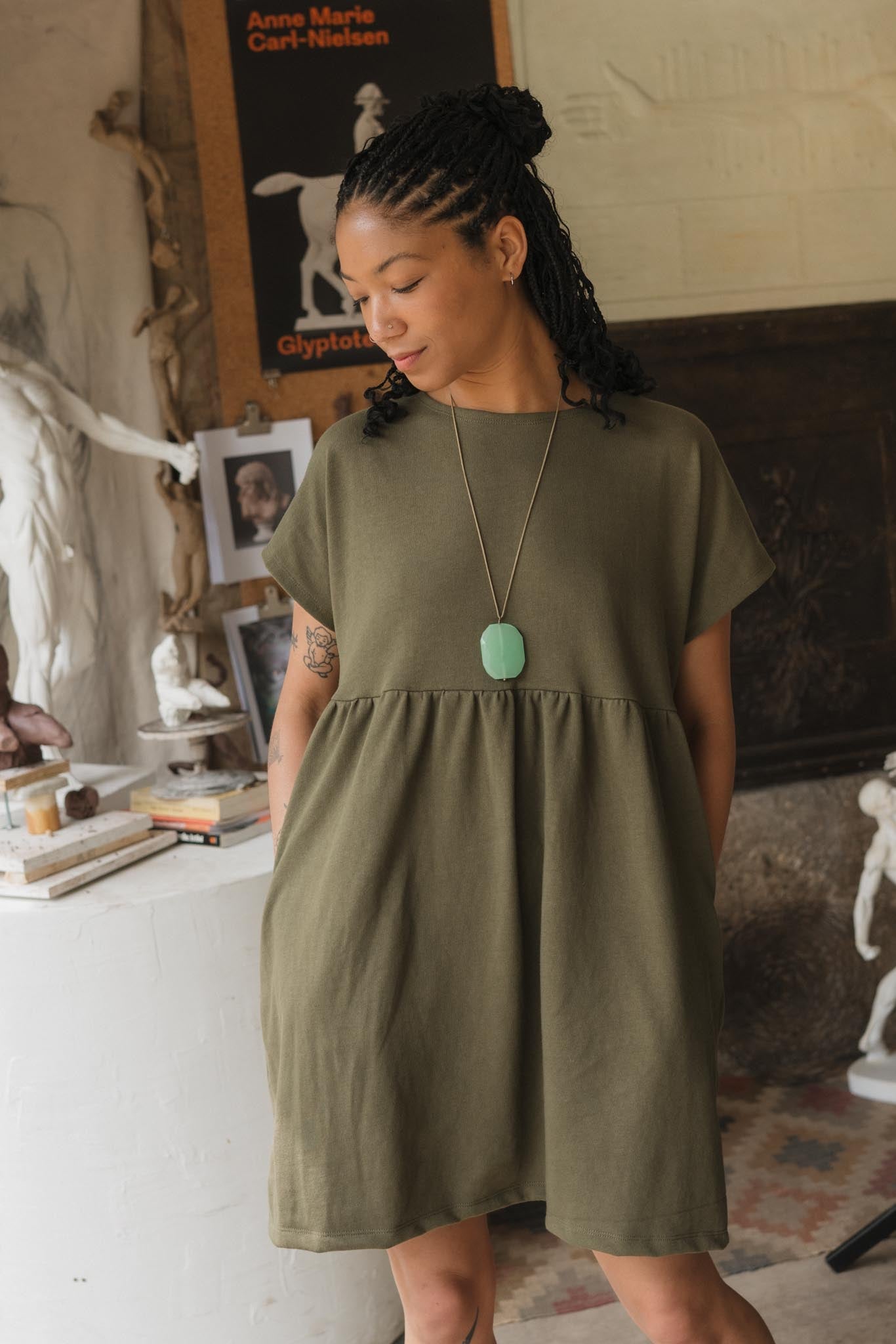Porch Dress in Patina