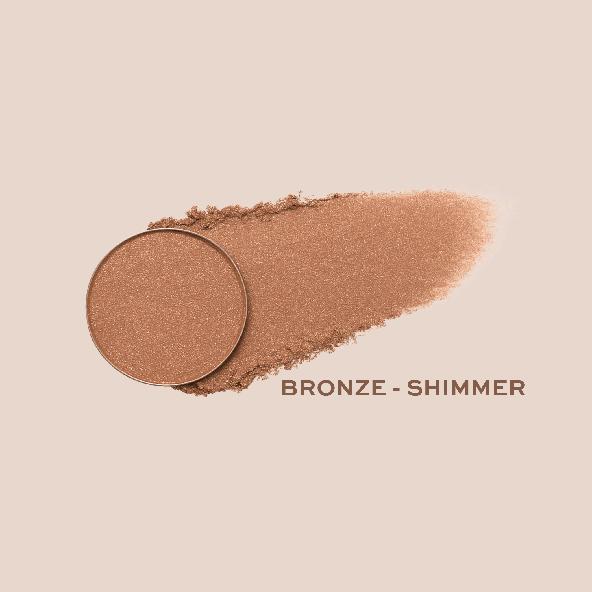 Taylor Made Organics eyeshadow bronze Mineral Eyeshadow Single | talc-free