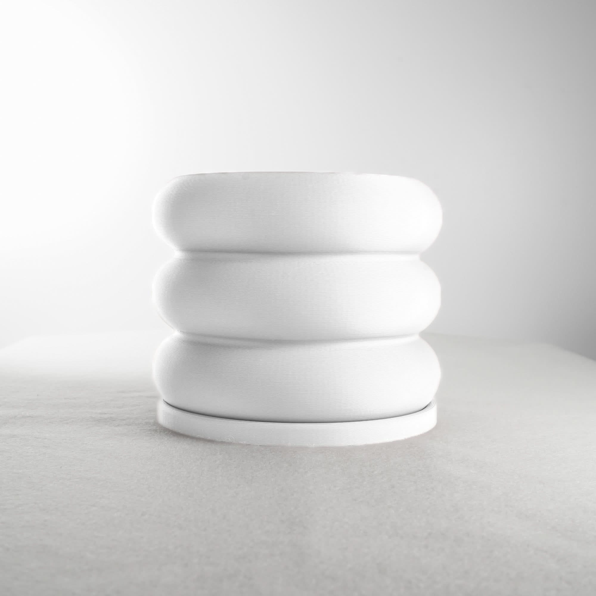 3 Inch Bubble Plant Pot With Drainage and Drip tray, Helps Prevent Root Rot and Provides Air Flow to Plants Roots - My American Goods