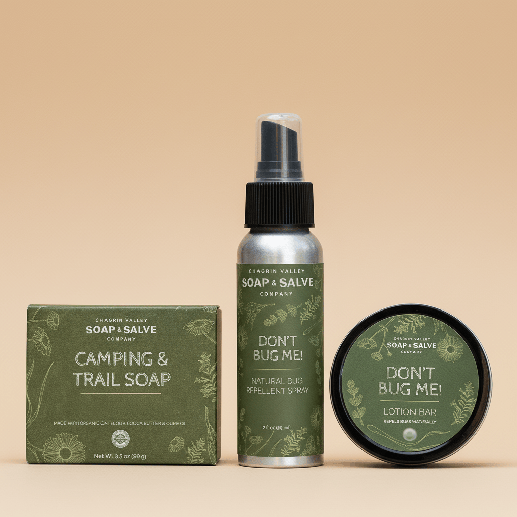 Chagrin Valley Soap & Salve Gift Bug Bundle Bundle: Outdoor & Camping Bundle