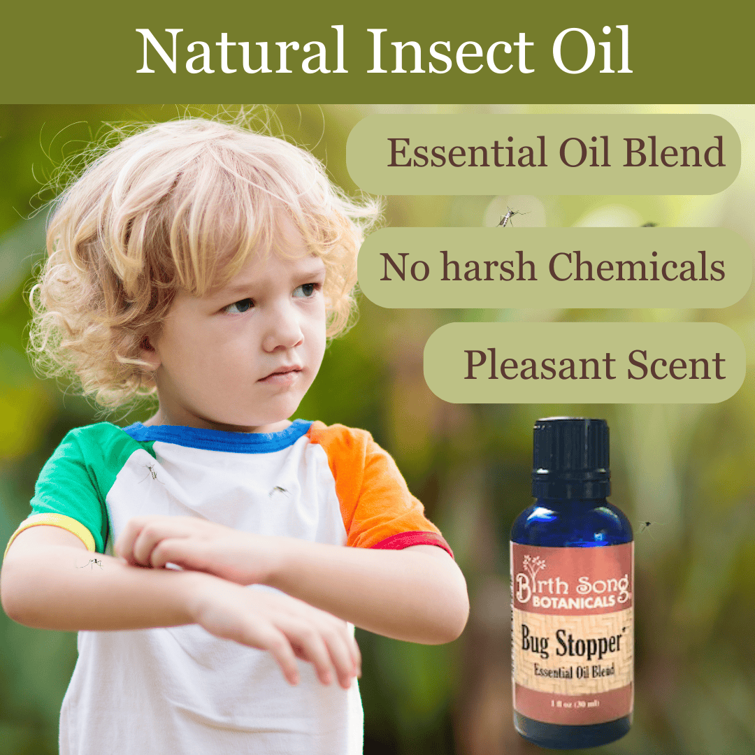 Birth Song Botanicals Co. First Aid Bug Stopper Essential Oil All Natural Defense