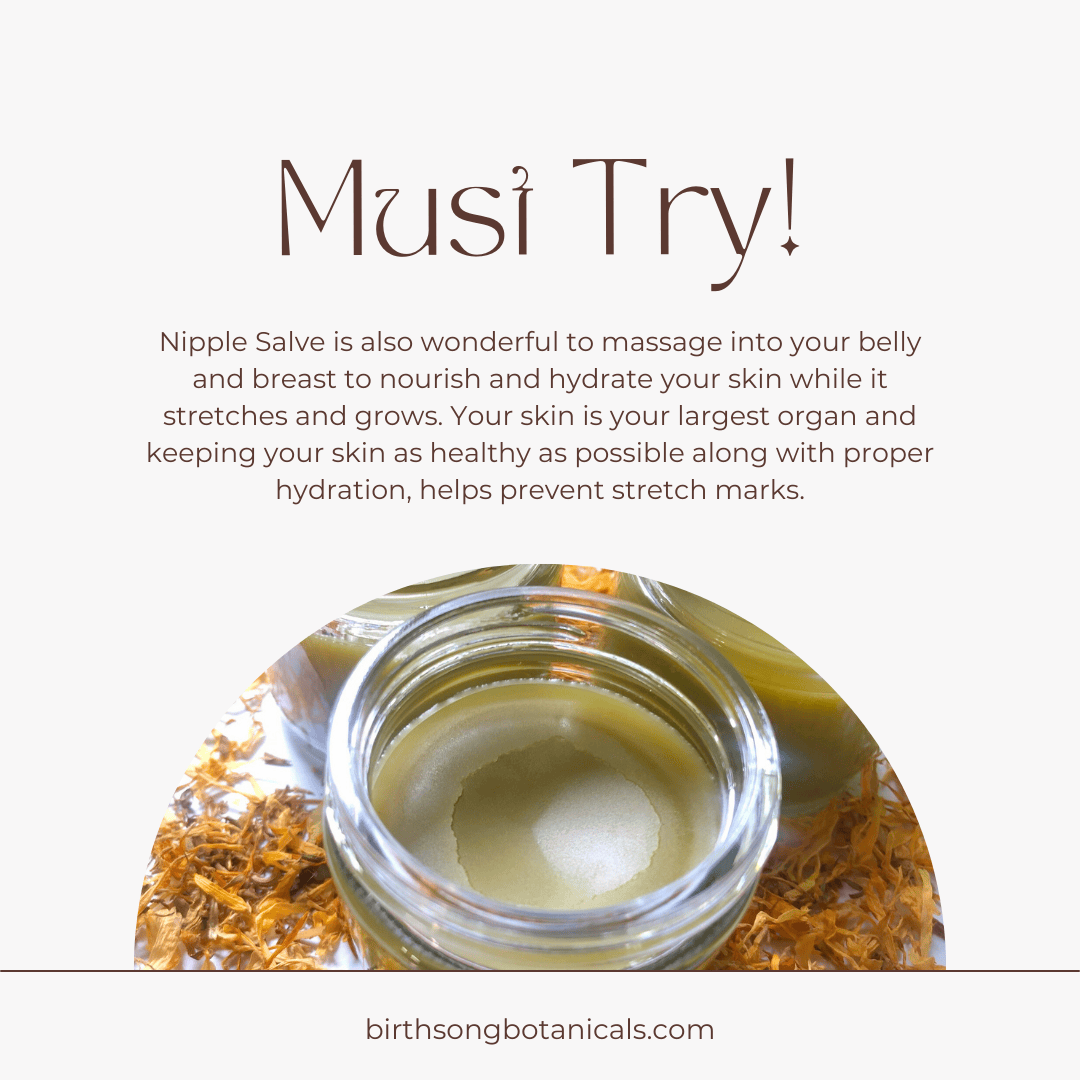 Nipple Salve, Soothing Herbal Nipple Butter for Breastfeeding and Lactation - My American Goods