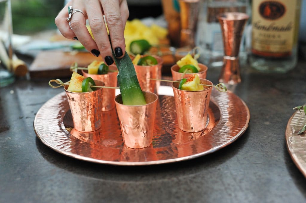Sertodo Barware & Bar Tools Sharpshooter Copper Shot Cups