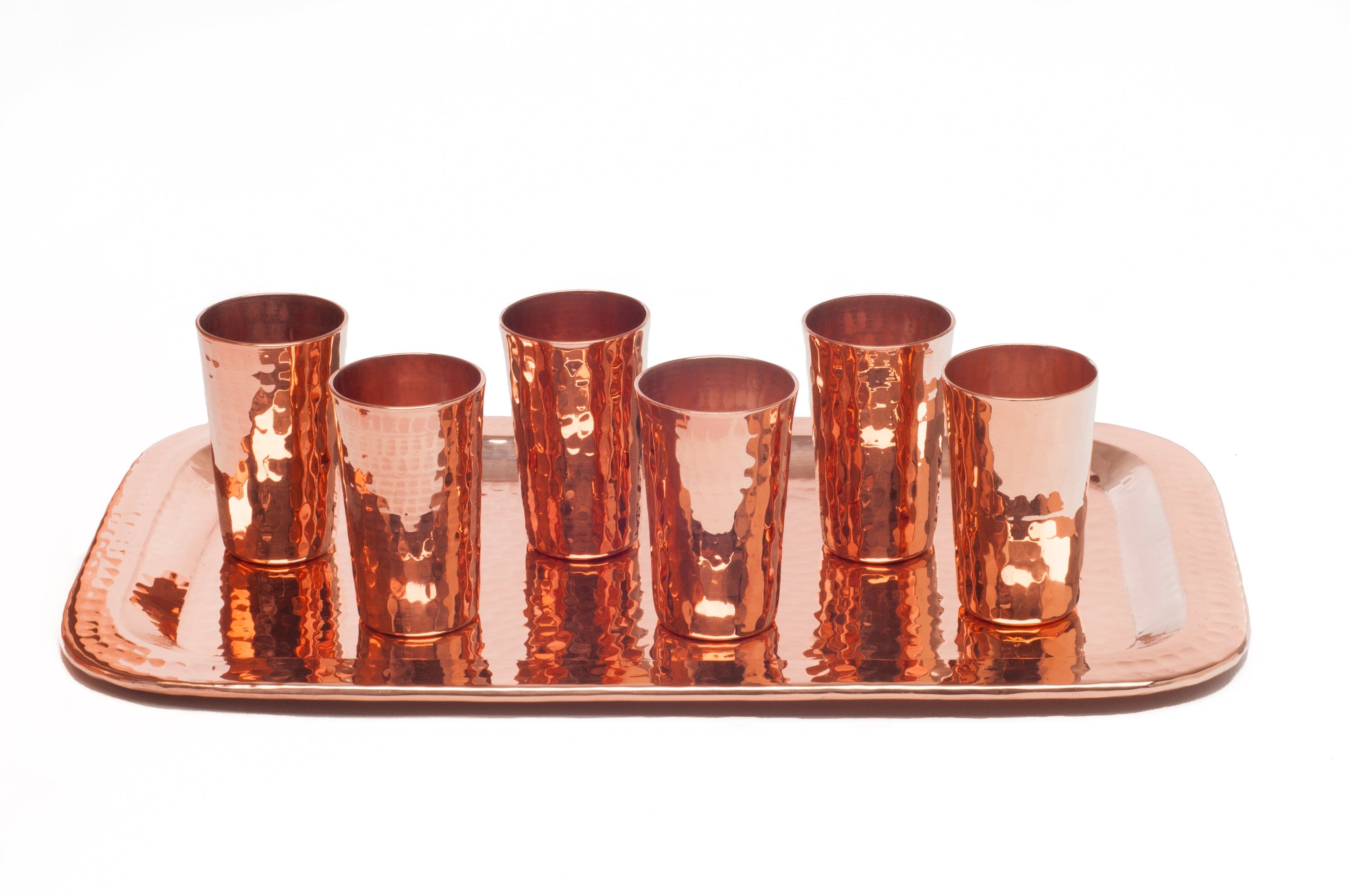 Sertodo Barware & Bar Tools Tequilero Shot Cup Flight Set Copper Shot Cup Flight Sets