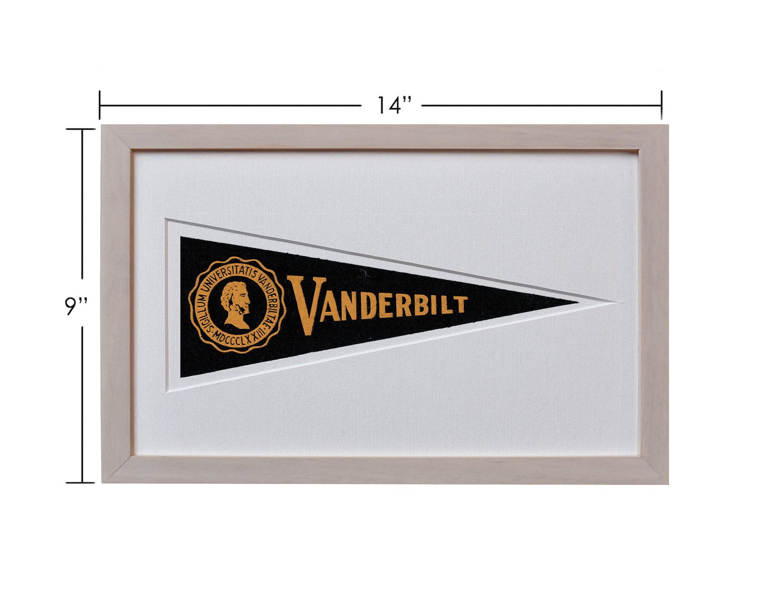 Americana Memories Vintage Vanderbilt University Hormel Pennant