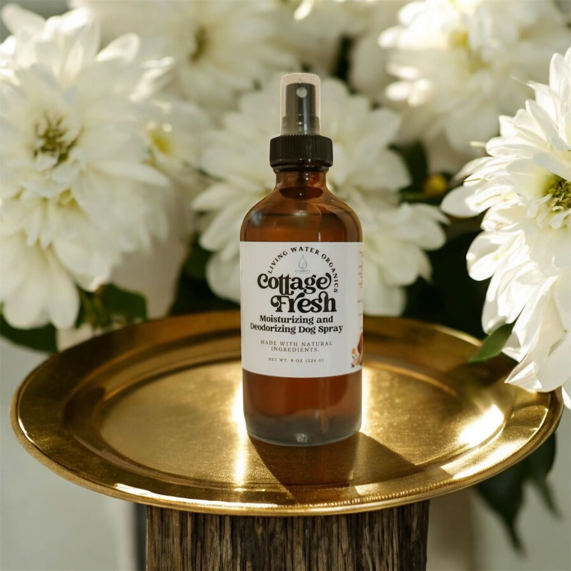 Dog Spray Deodorizing and Moisturizing Leave-In, Cottage Fresh Dog Line - My American Goods