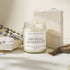 Driftwood and Mahogany Soy Candle - Clear Jar - 9 oz - My American Goods