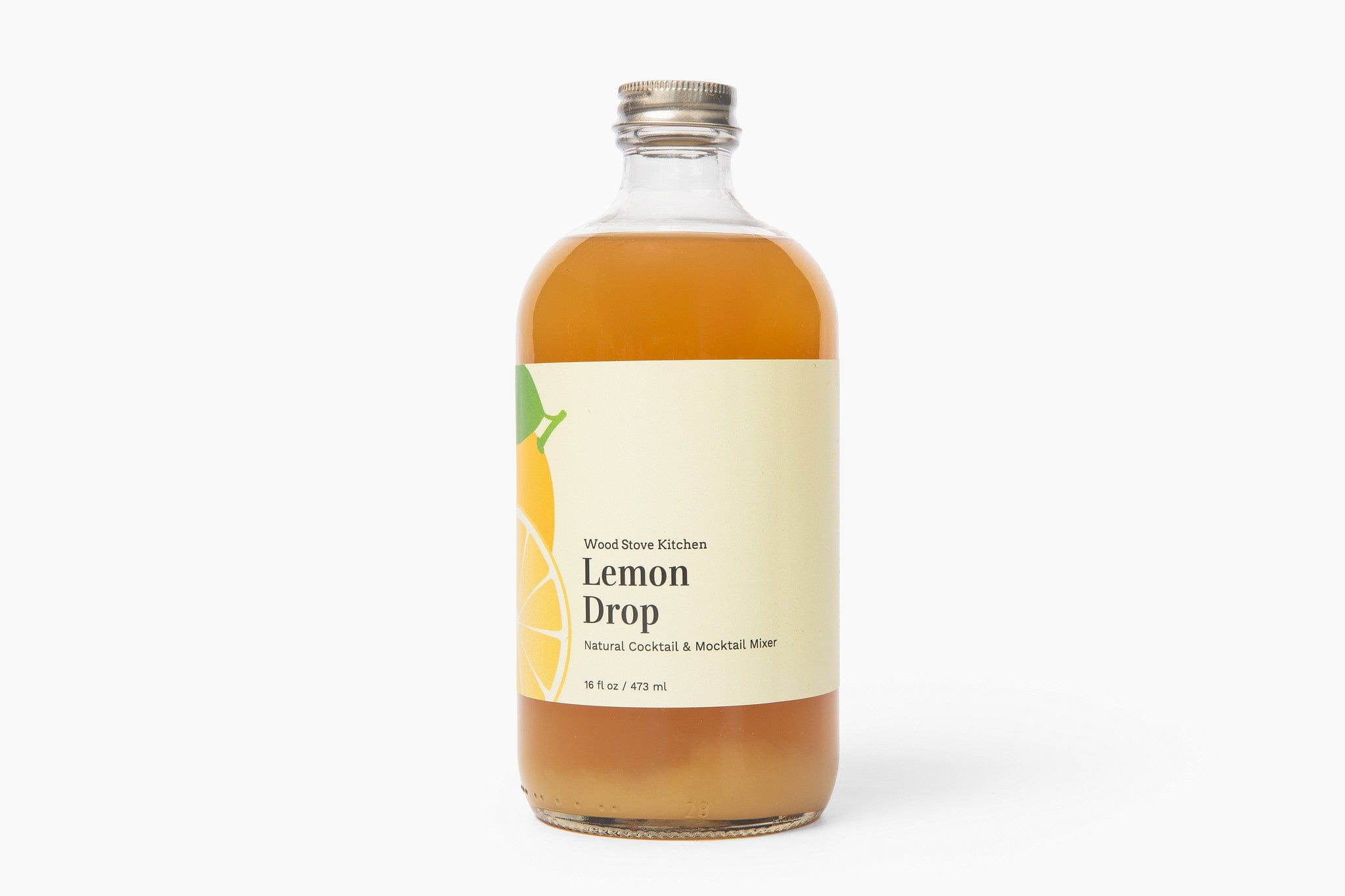 Wood Stove Kitchen Lemon Drop Syrup Mixer, 16 fl oz