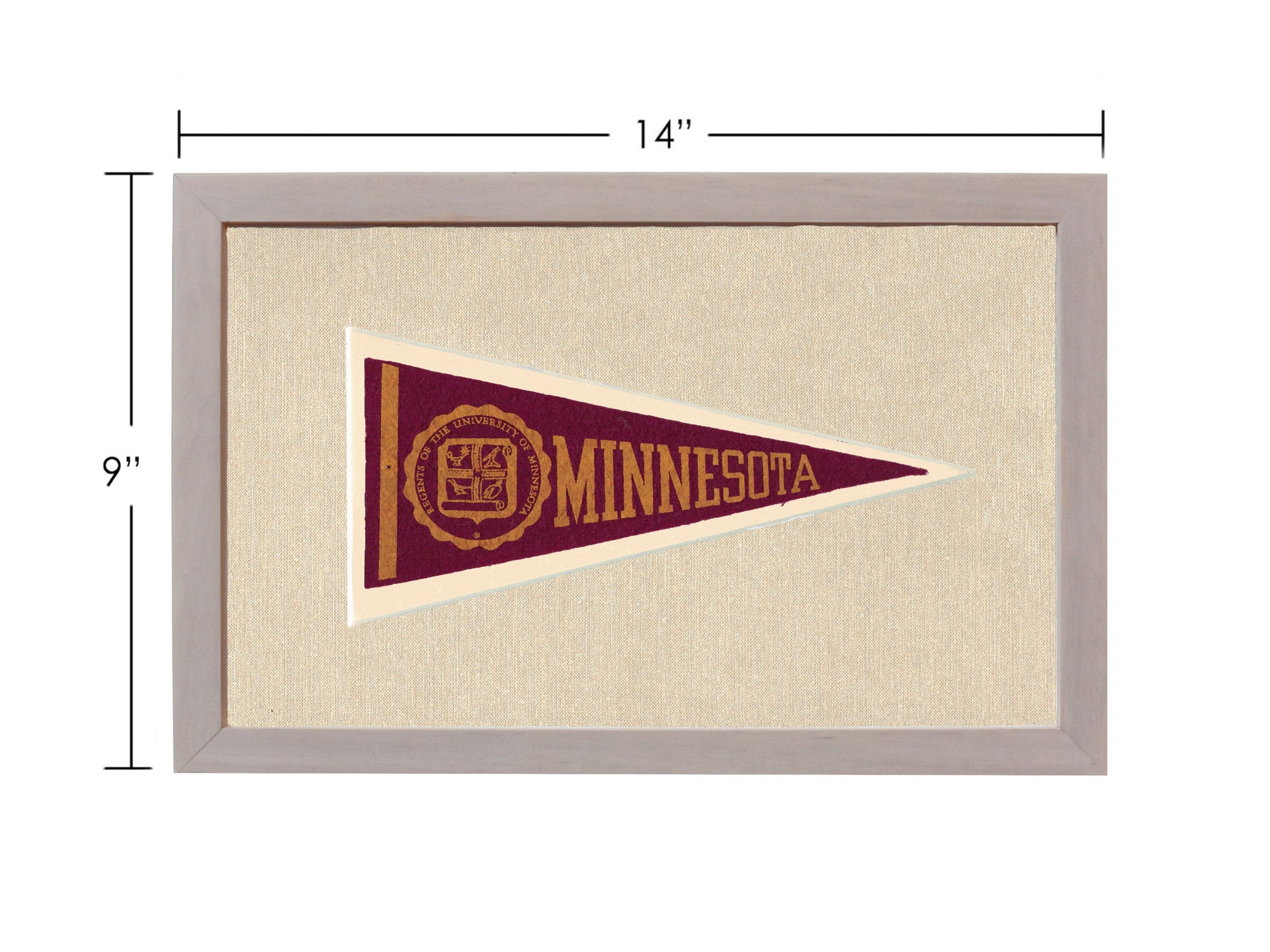 Americana Memories Vintage Pennants and Memorabilia Vintage Minnesota Pennant