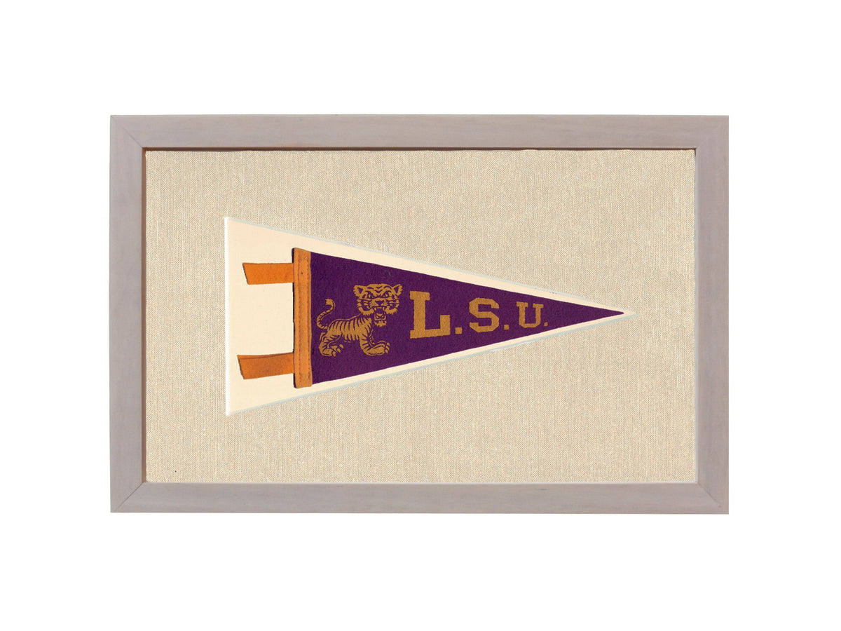 Vintage Louisiana State University Pennant