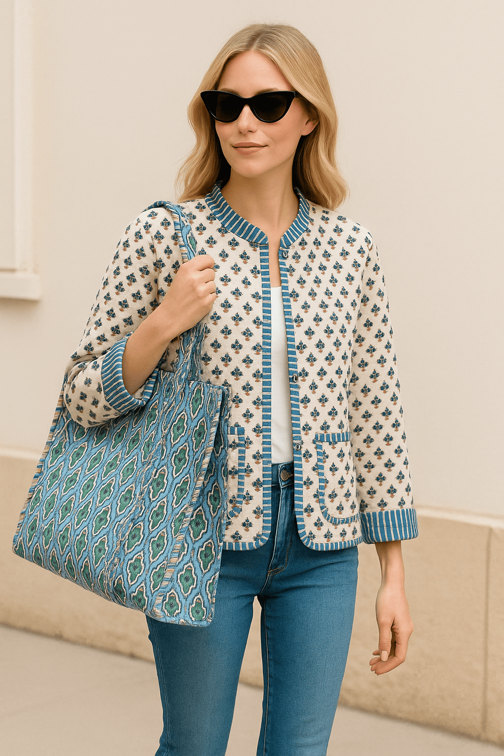 Blue Haze Tote - My American Goods