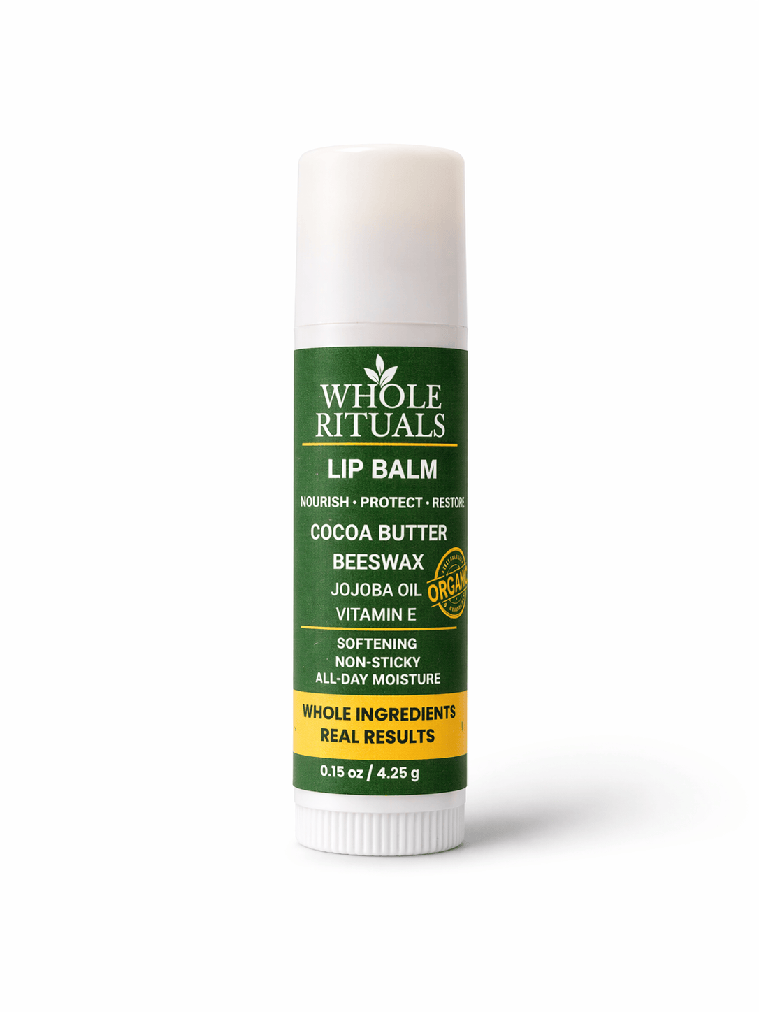 Whole Rituals Lip Balms Cocoa Butter Lip Balm | Beeswax + Jojoba Oil + Vitamin E