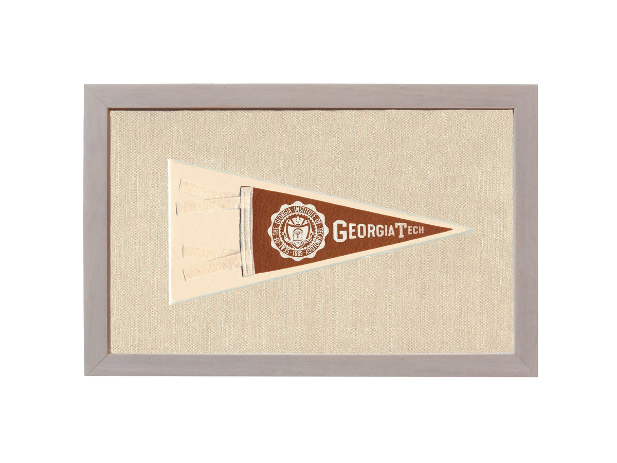 Americana Memories Vintage Pennants and Memorabilia Vintage Georgia Tech Pennant