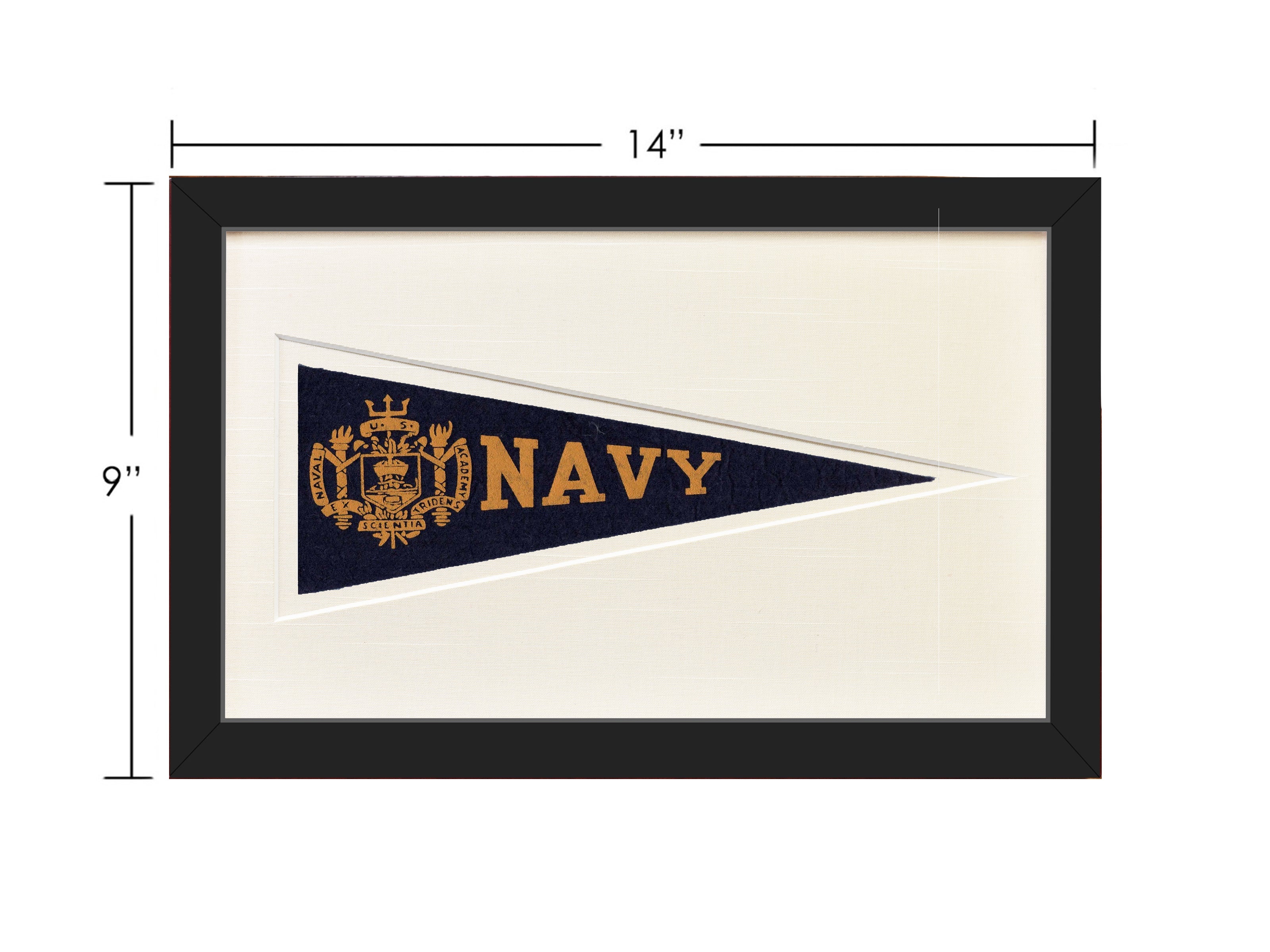Vintage Navy Hormel Pennant
