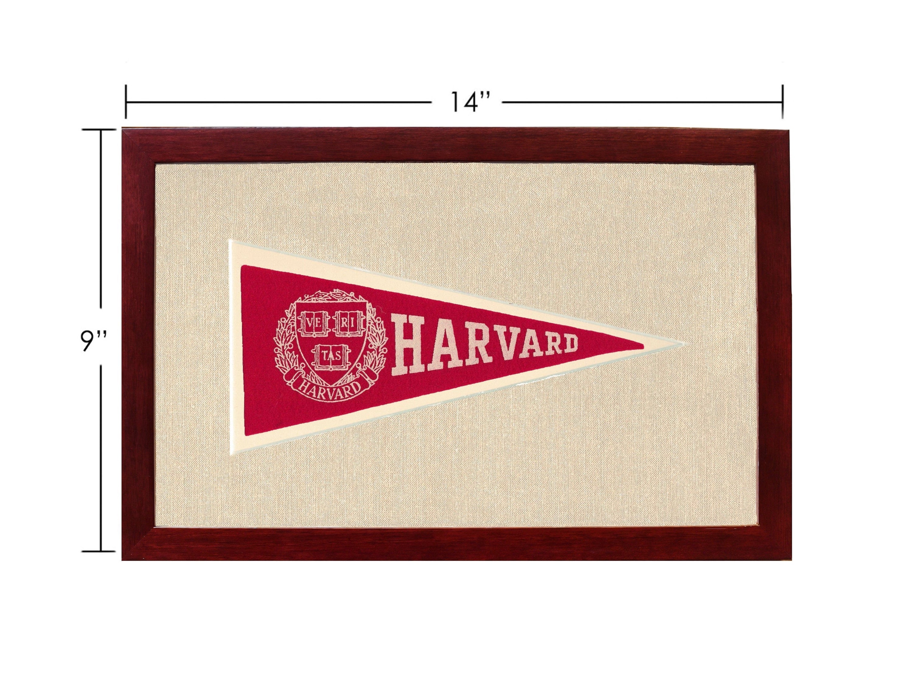 Americana Memories Vintage Pennants and Memorabilia Vintage Harvard Pennant