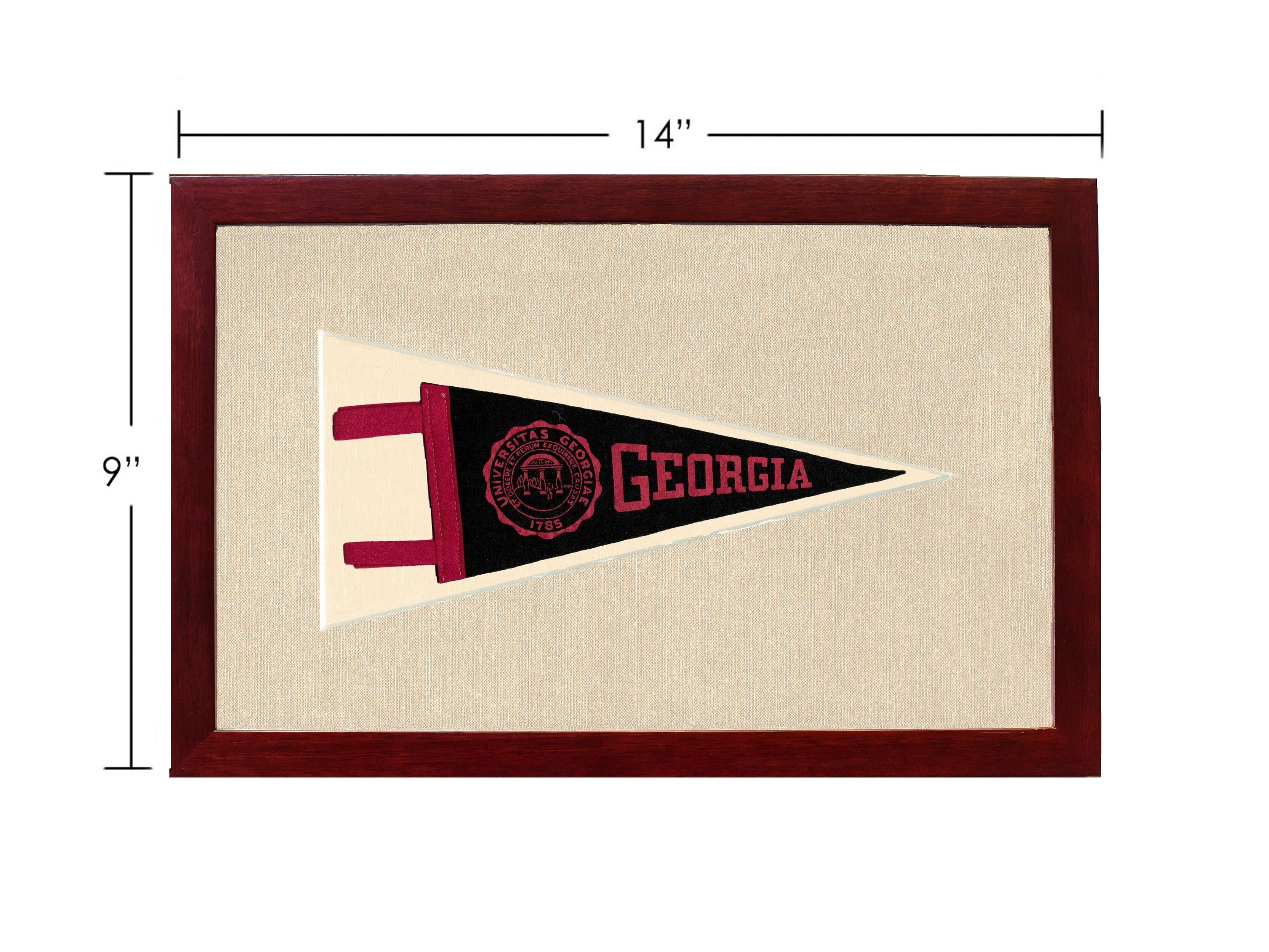 Americana Memories Vintage Pennants and Memorabilia Vintage University of Georgia Pennant