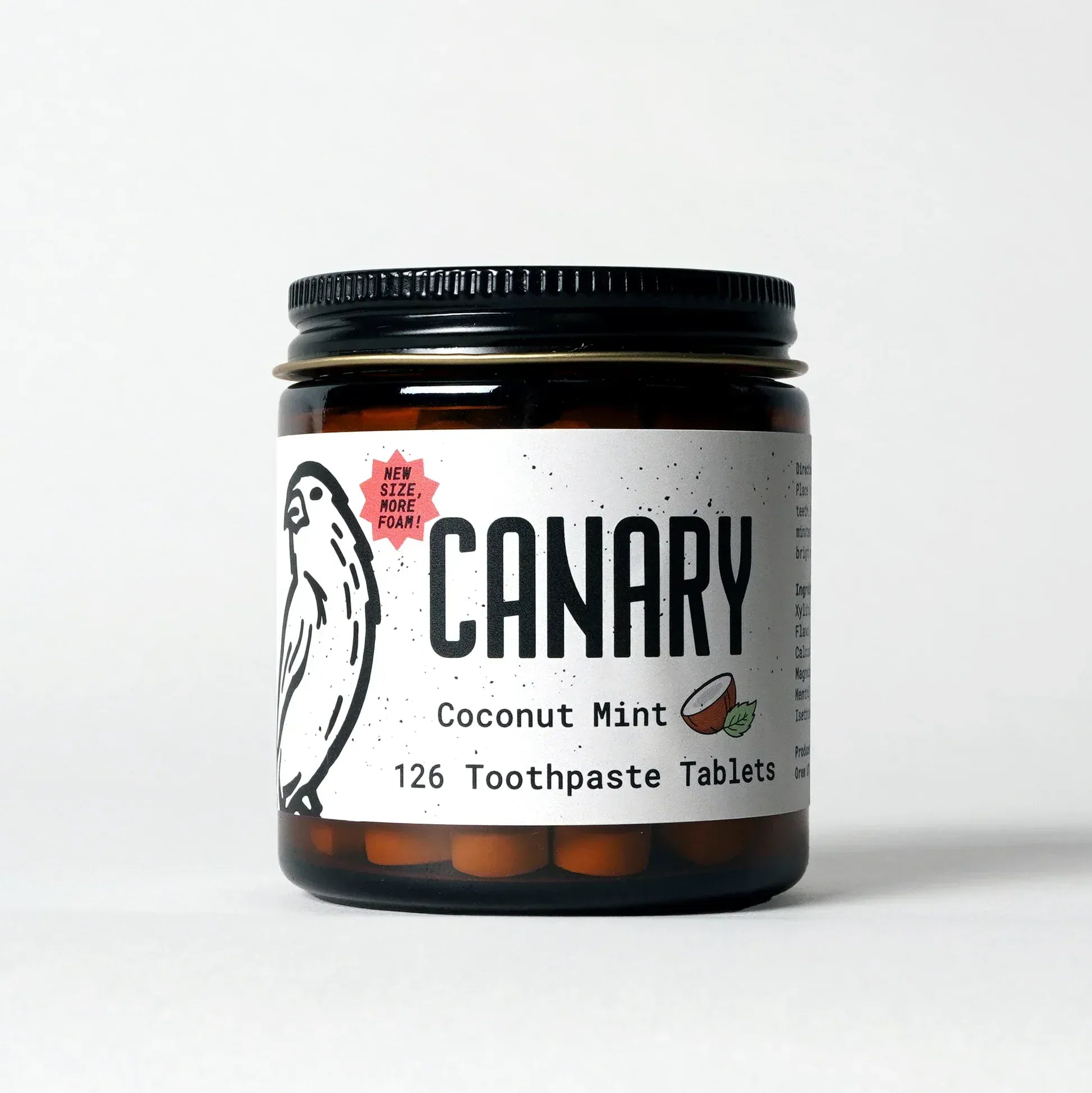 Canary Toothpaste Tablets Coconut Mint Toothpaste Tablets
