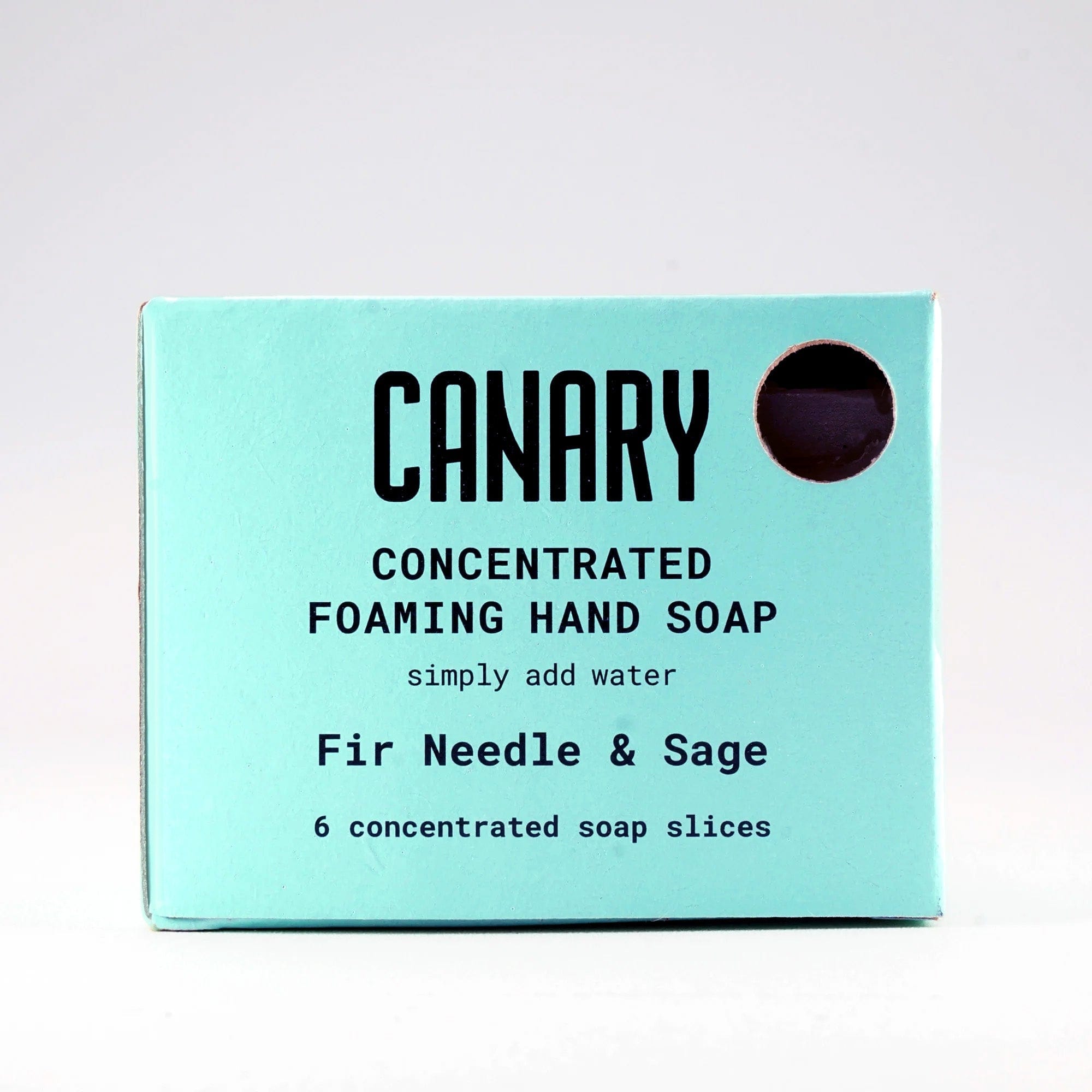 Canary Hand Soap Half Bar - 6 slices Fir Needle + Sage Concentrated Hand Soap Refill Bars