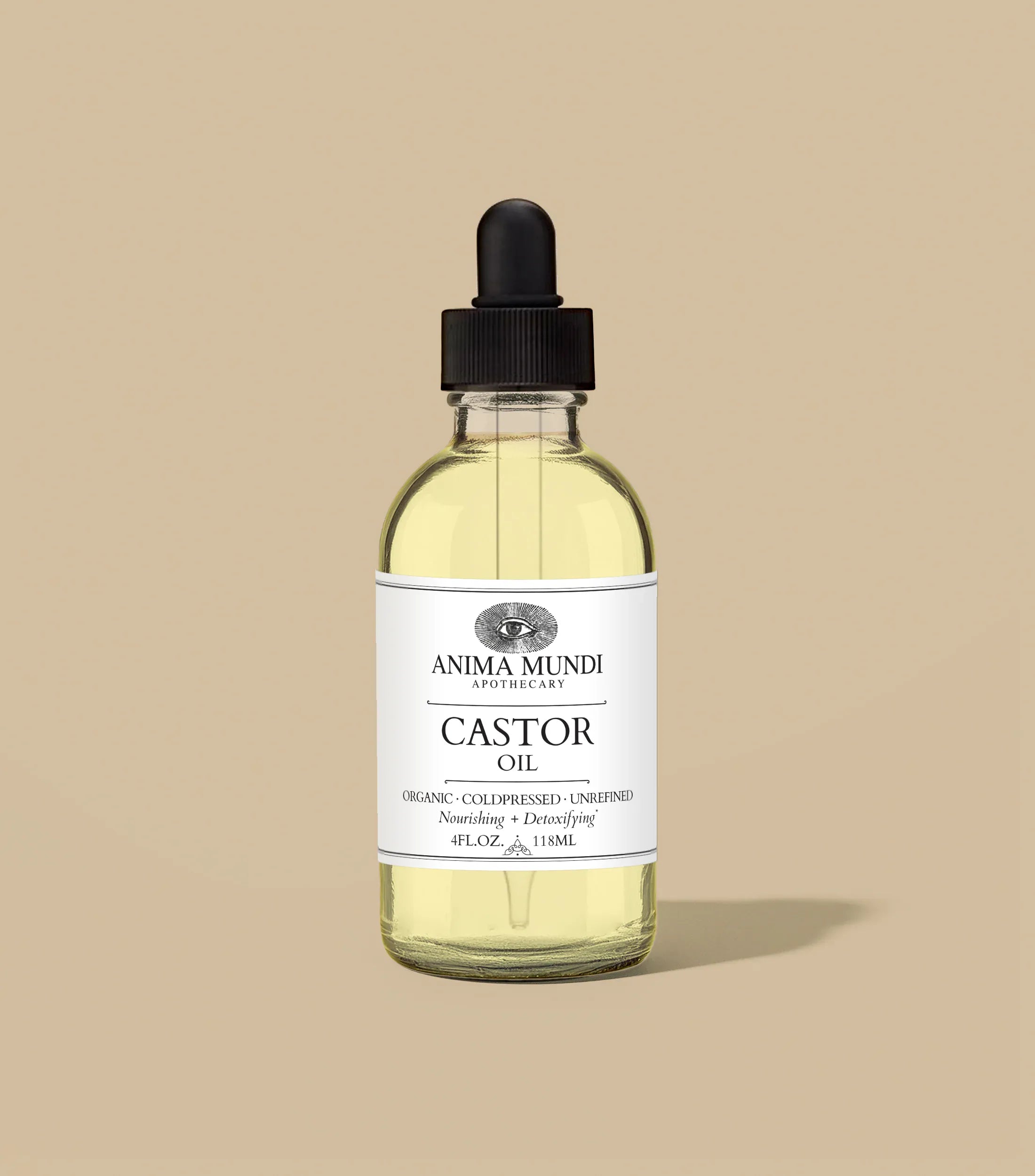 Anima Mundi Oils CASTOR OIL | Coldpressed, Unrefined - 4 fl oz