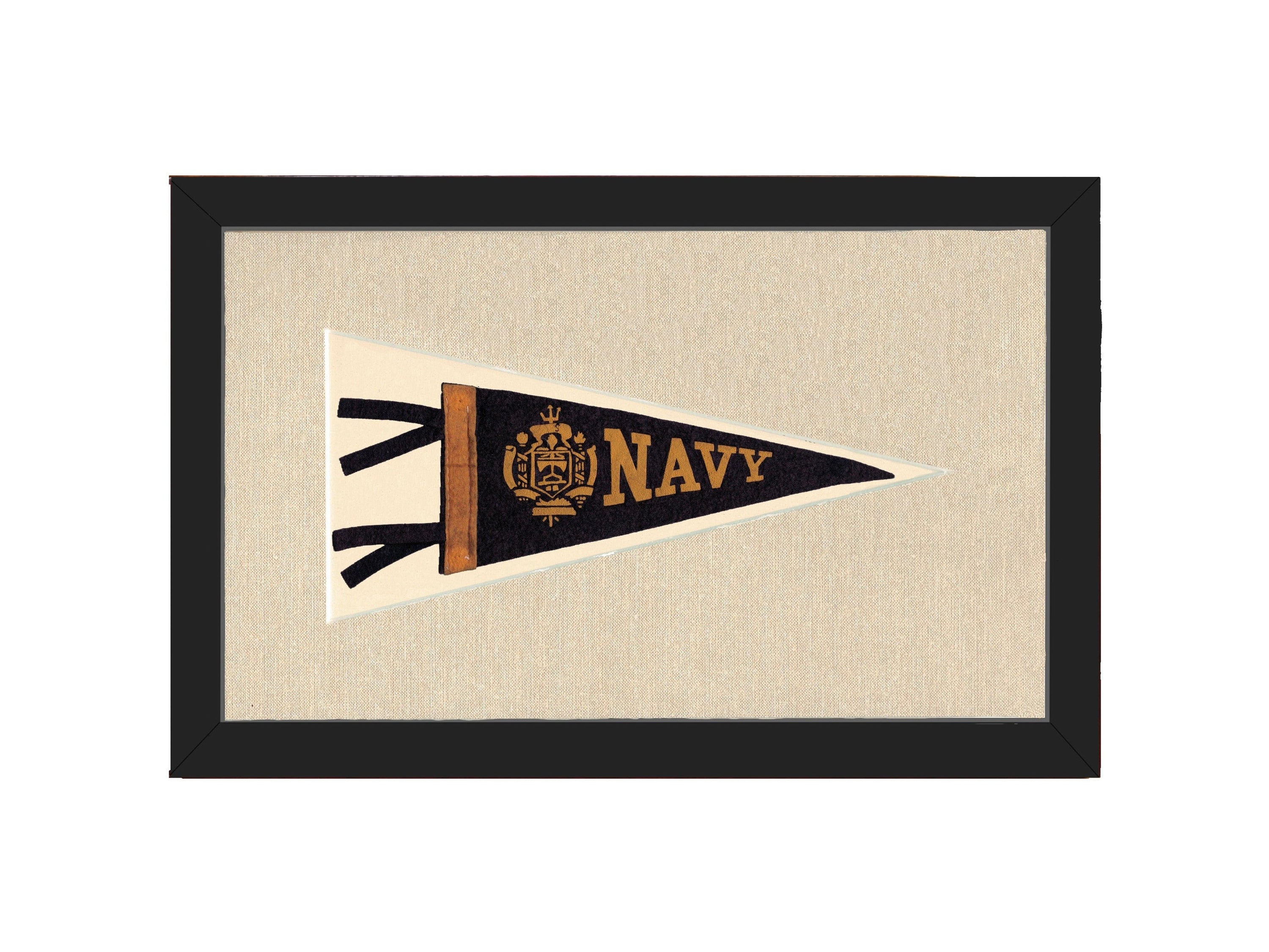 Americana Memories Vintage Pennants and Memorabilia Vintage Navy Pennant