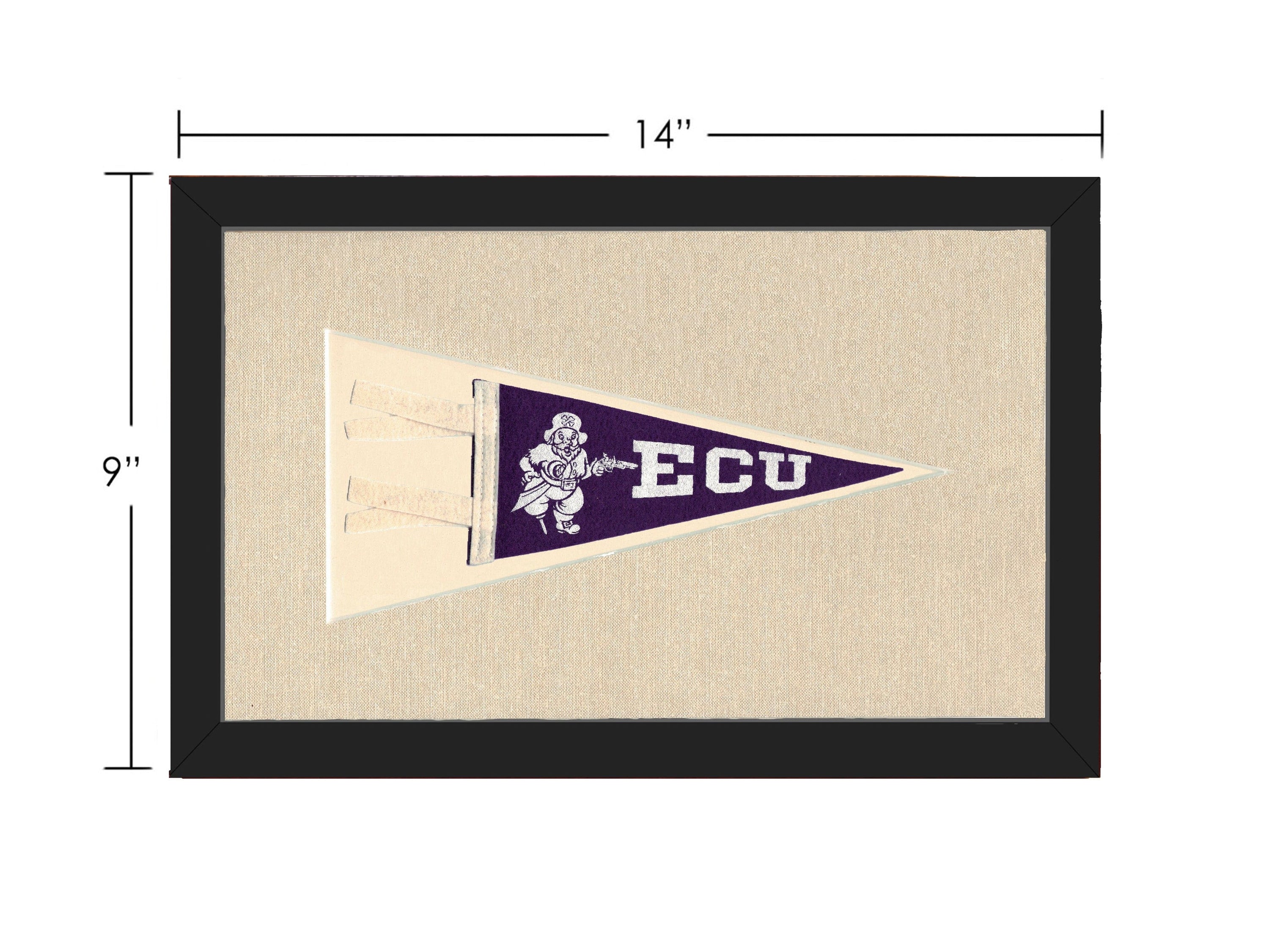 Americana Memories Vintage Pennants and Memorabilia Vintage East Carolina University Pennant