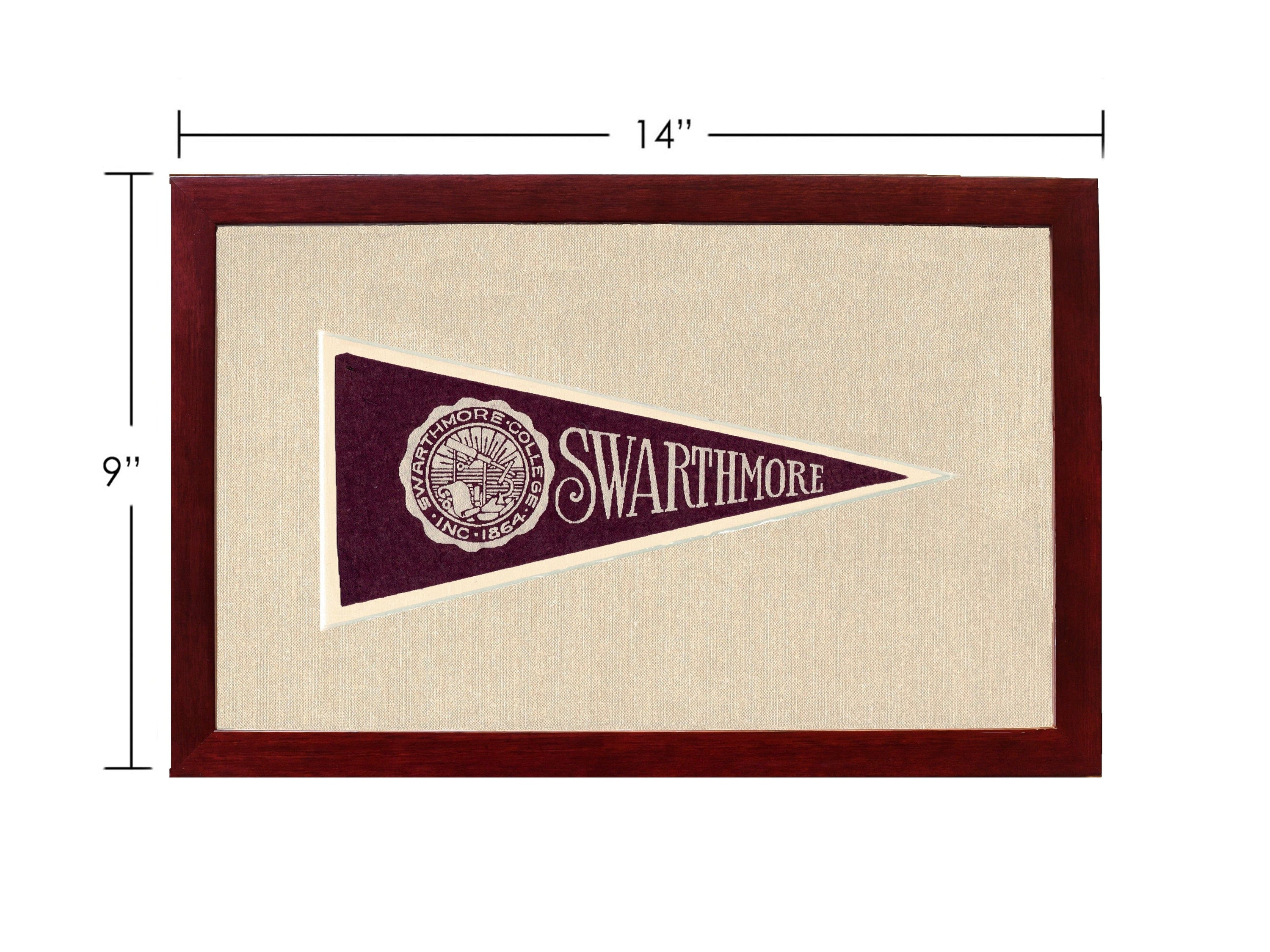 Americana Memories Vintage Pennants and Memorabilia Vintage Swarthmore College Pennant