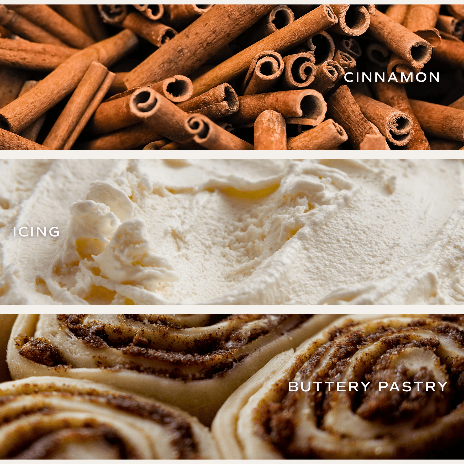 Sweet Water Decor Candles Cinnamon Rolls Soy Candle - Clear Jar - 9 oz