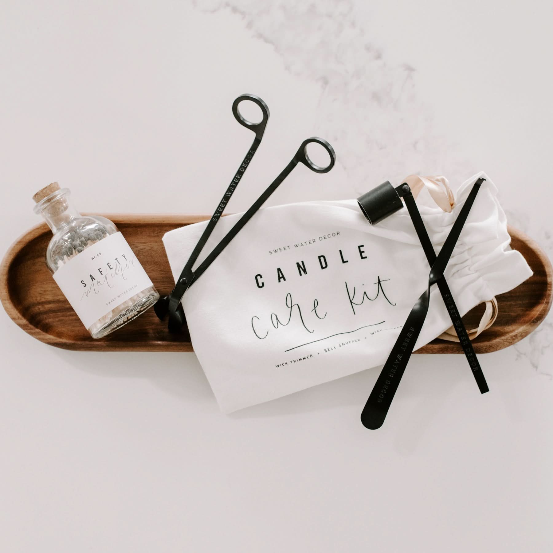 Sweet Water Decor Candle Tools Black Candle Care Kit