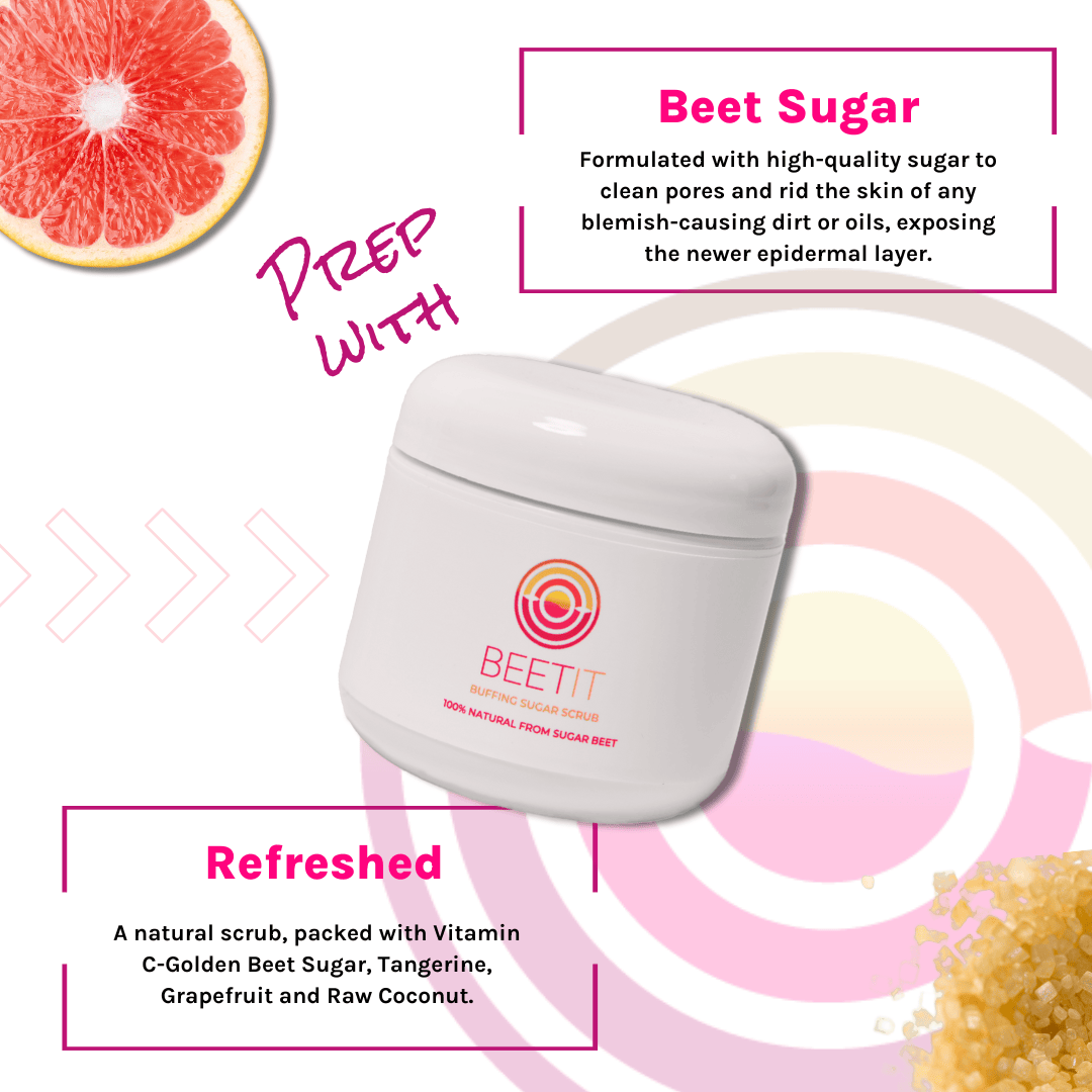 BeetTan Beetit Buffing Sugar Scrub