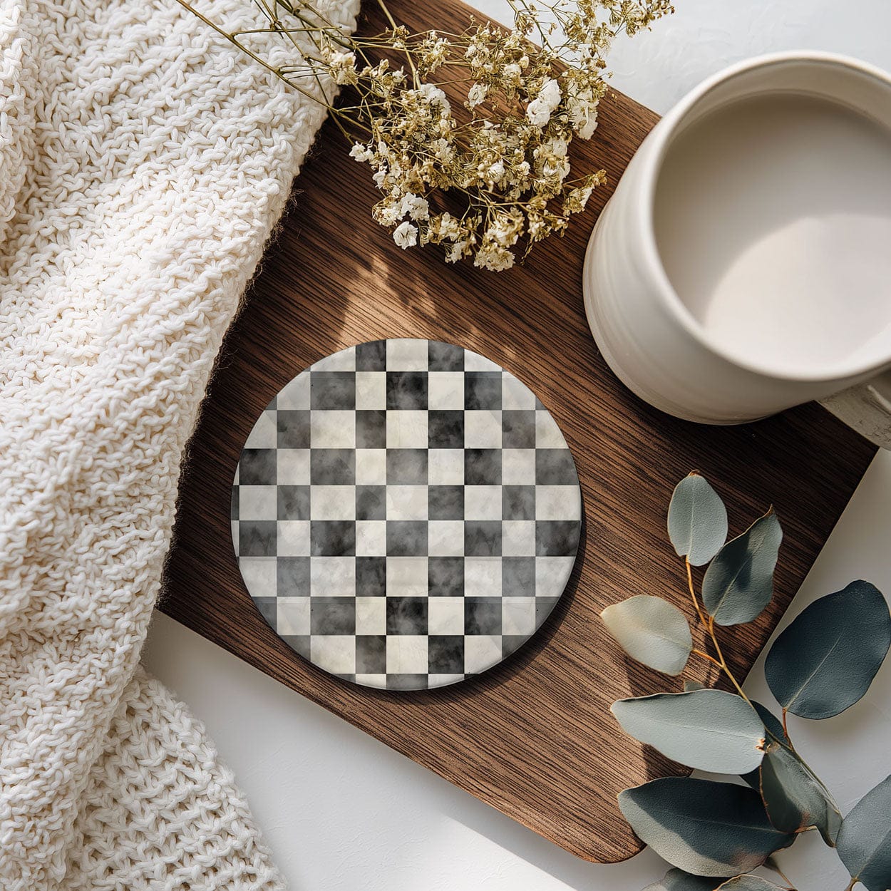 Gia Roma Coaster Courtly Check Coasters