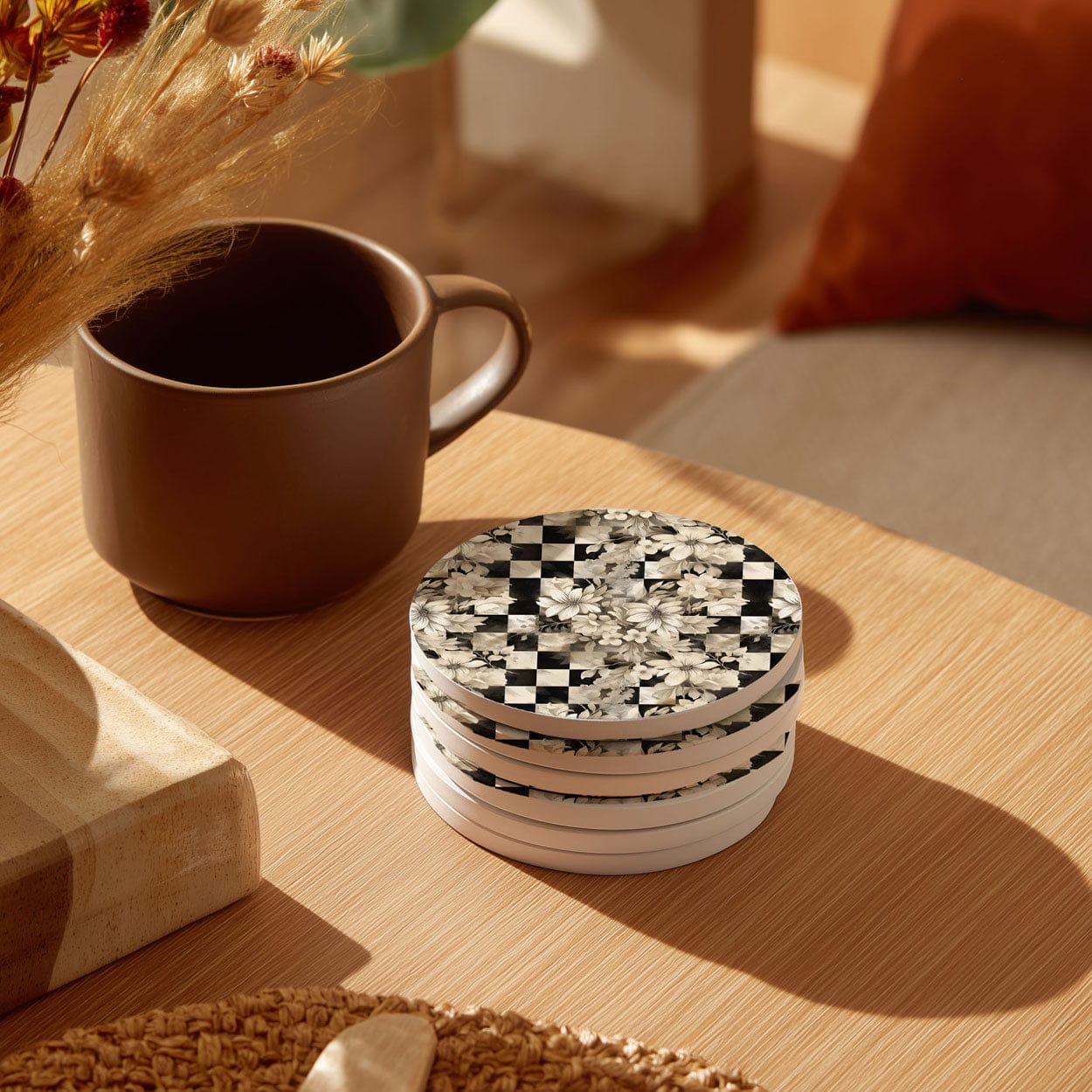 Gia Roma Coaster Courtly Check Coasters